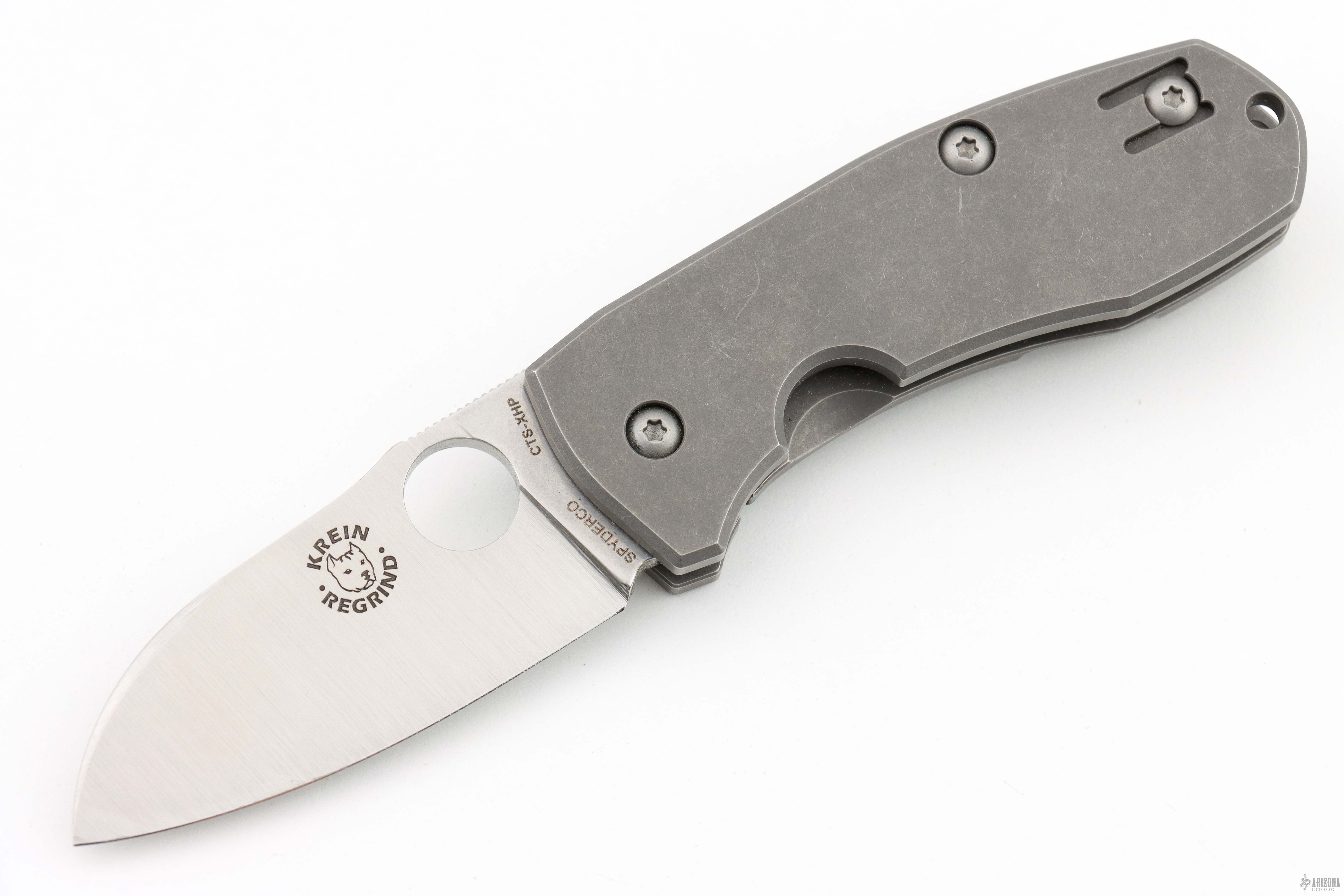 C158TIP2 Techno 2 - Tom Krein Regrind - Arizona Custom Knives