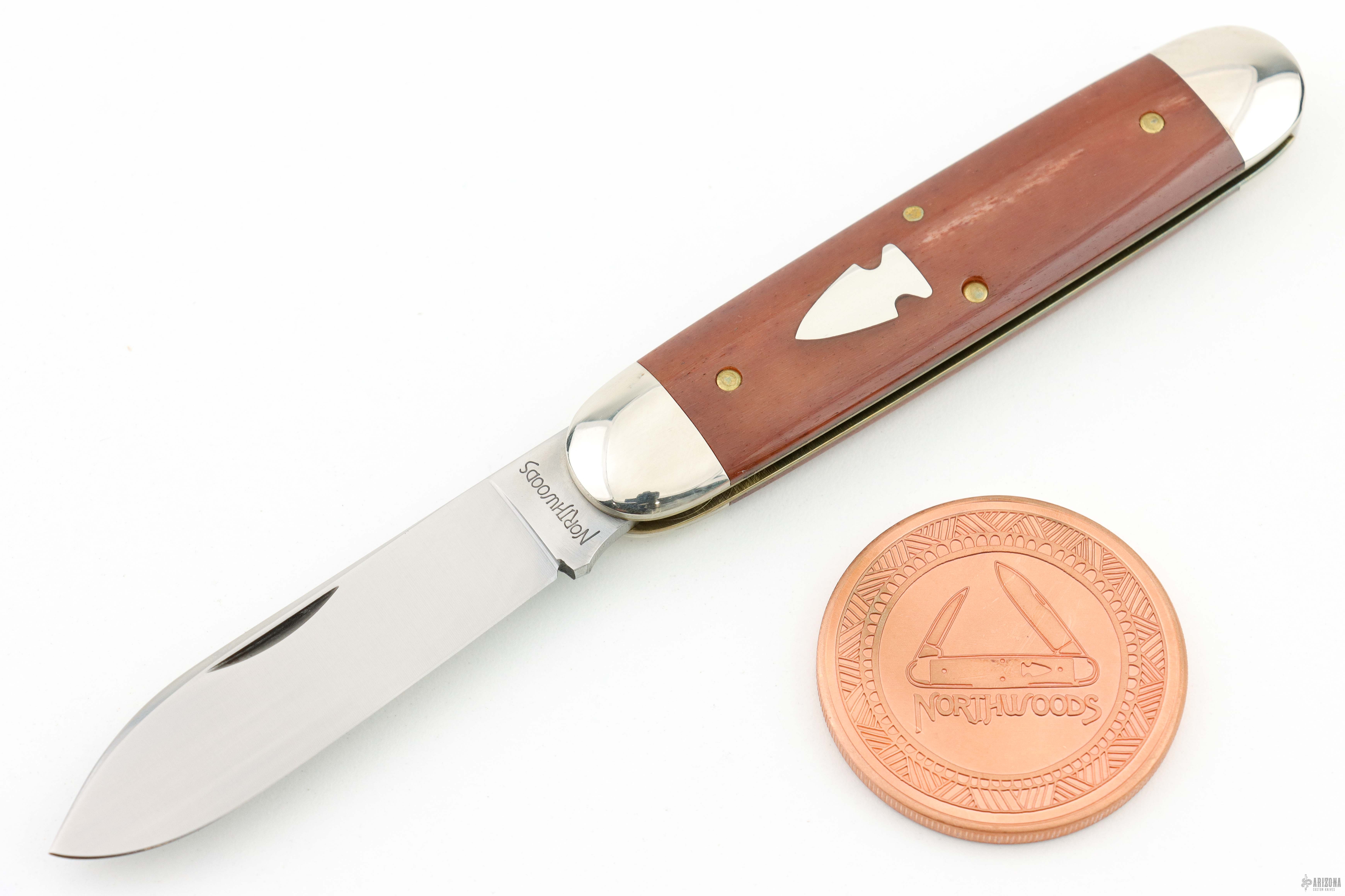 北欧ブランドjamidaのデザイナーズトレー / やまねこ【43×33cm】 Indian River Jack - Camel Bone - Arizona Custom Knives