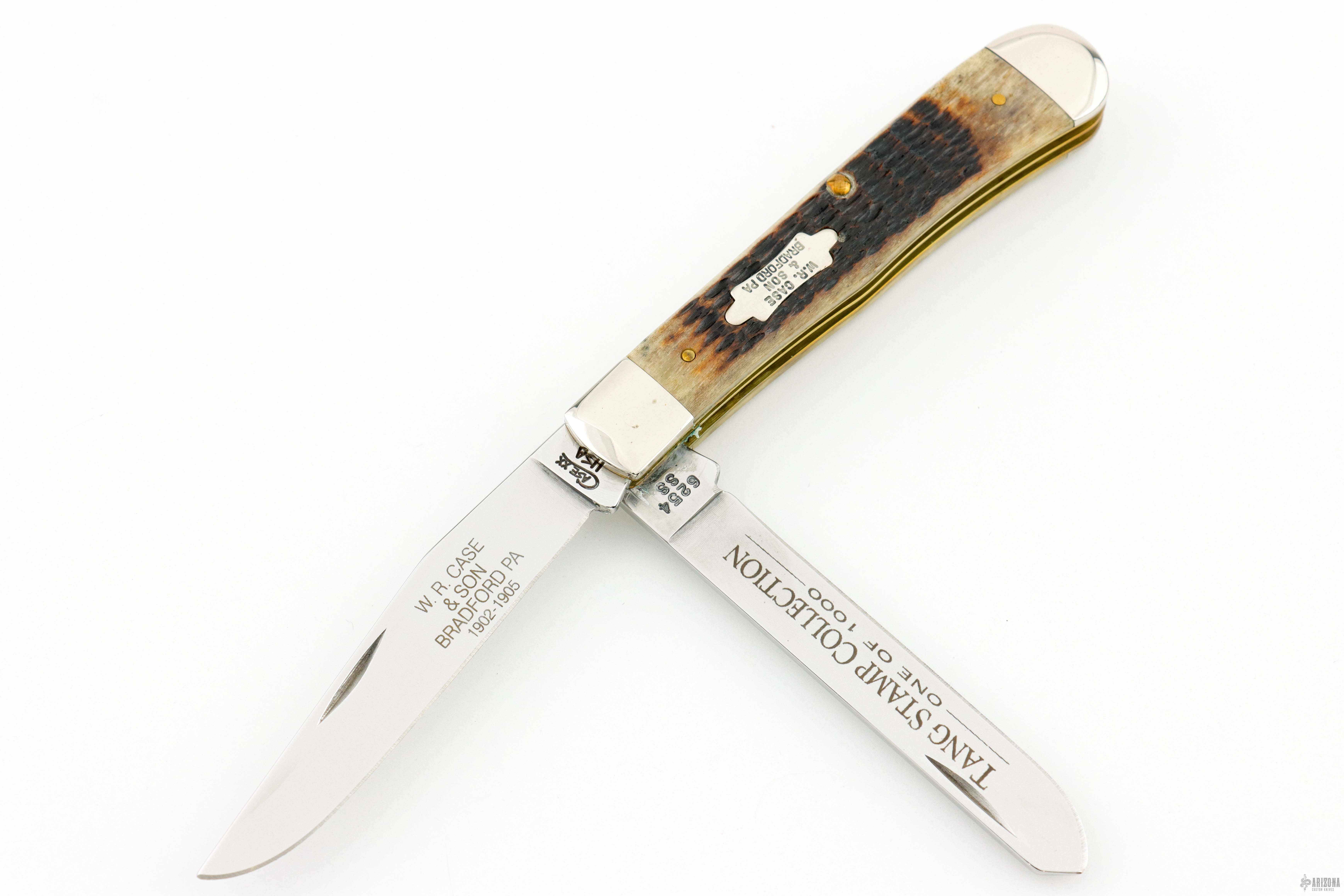 Case knife tang stamp lightning S carbon steel soft S stainless steel