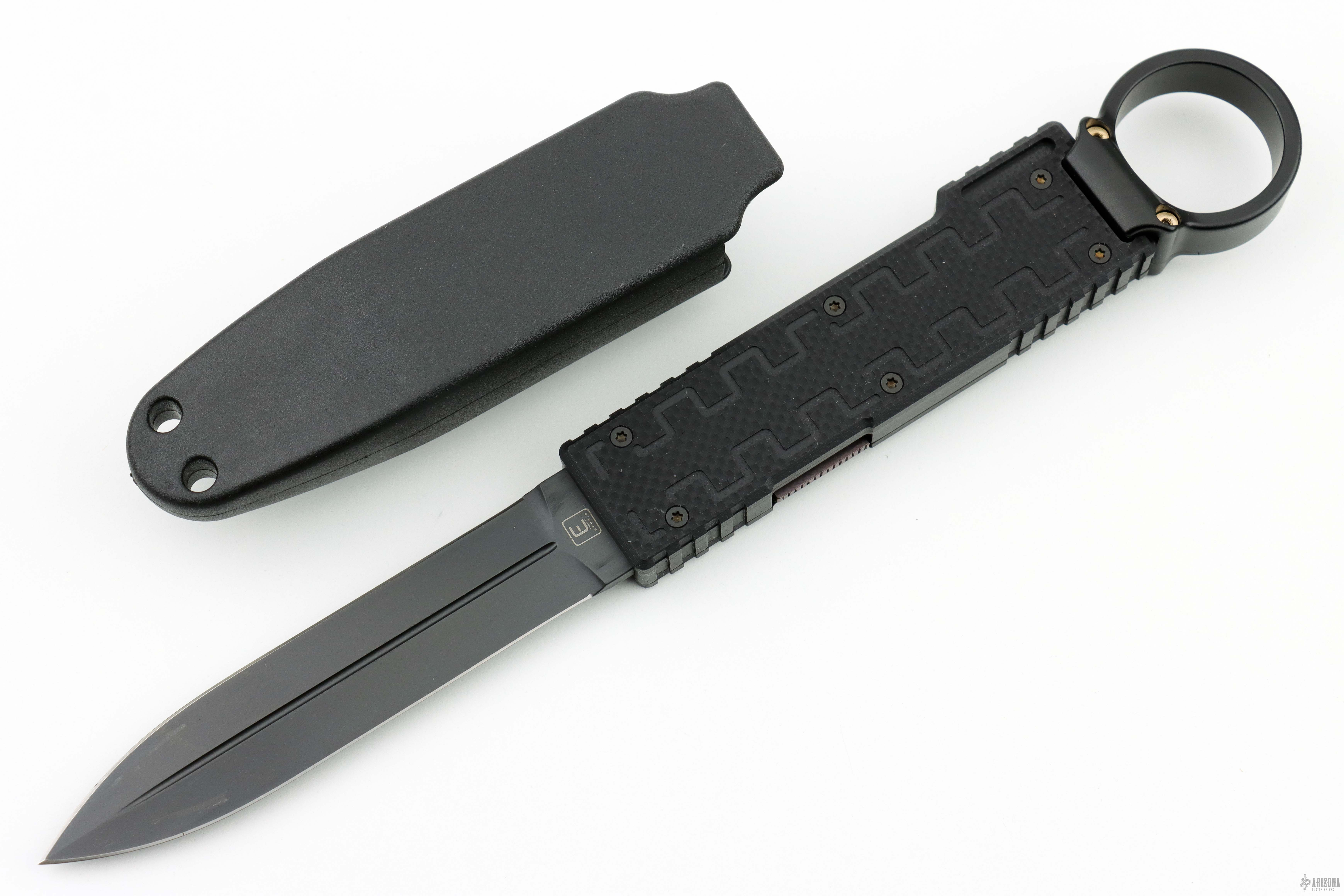 Black Box - DE - Black G-10 - Arizona Custom Knives