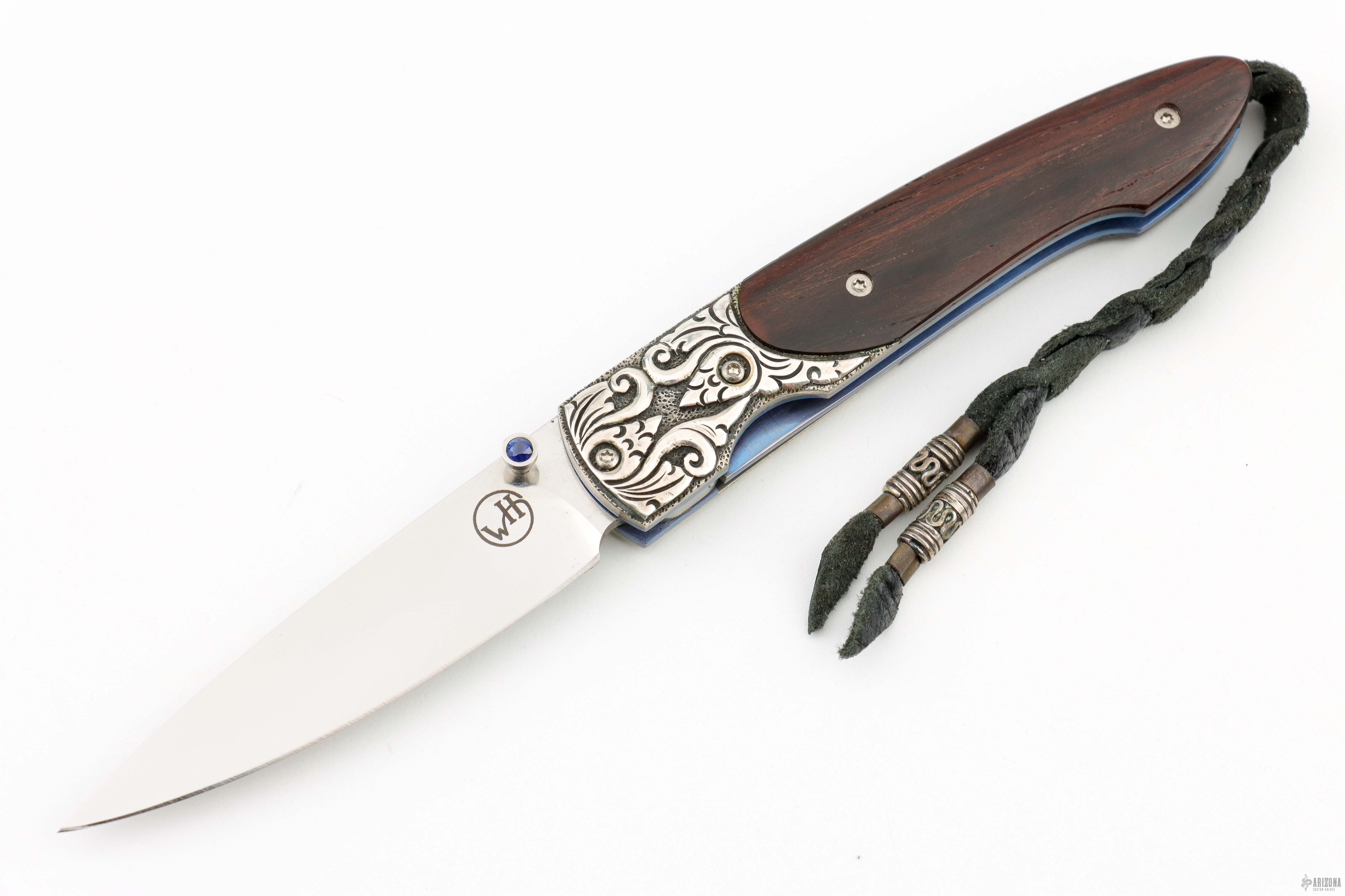 T10 NICA-1 Cocobolo/Silver Lancet - Arizona Custom Knives