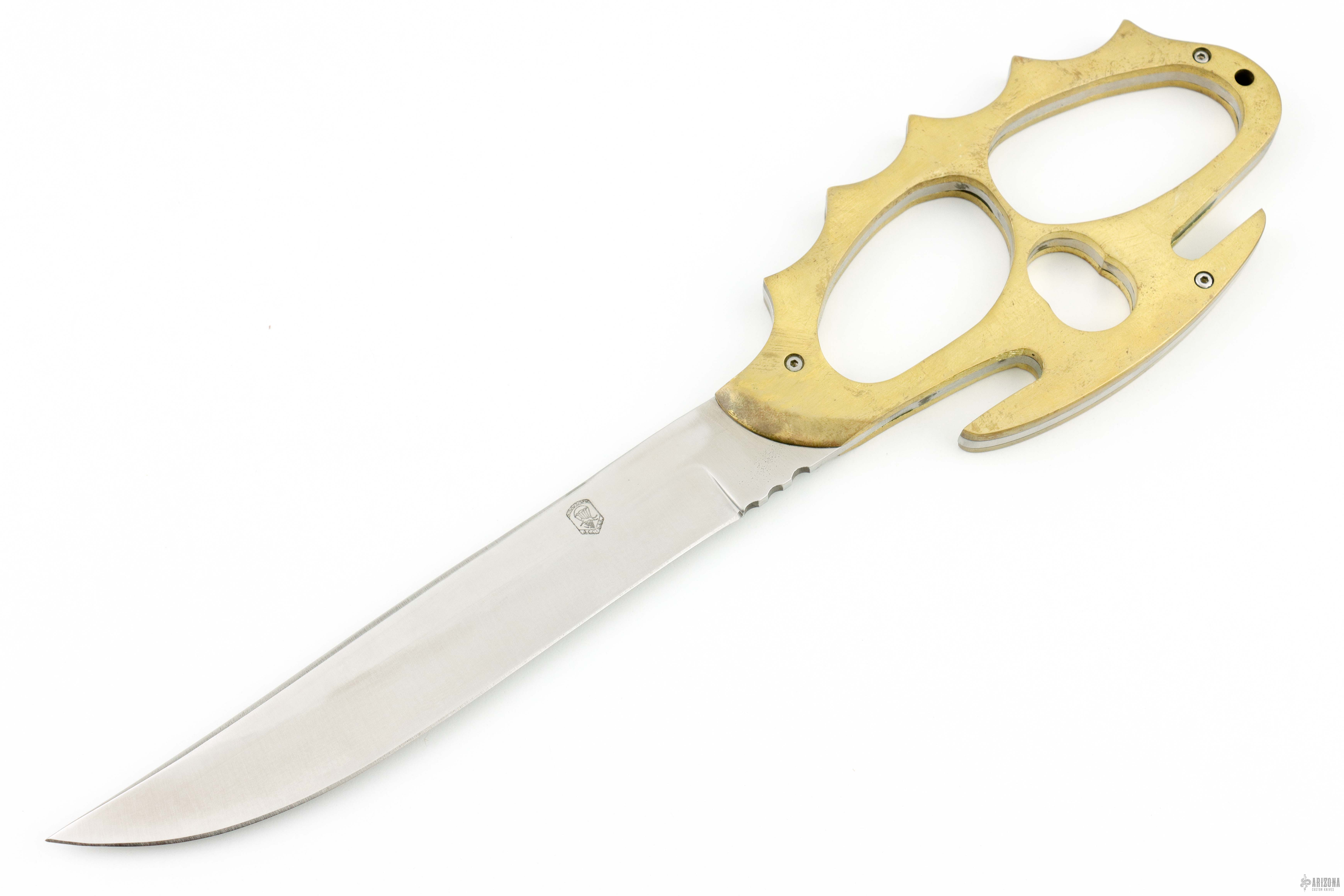 Brass Knuckle Fighter - One of a Kind - Arizona Custom Knives