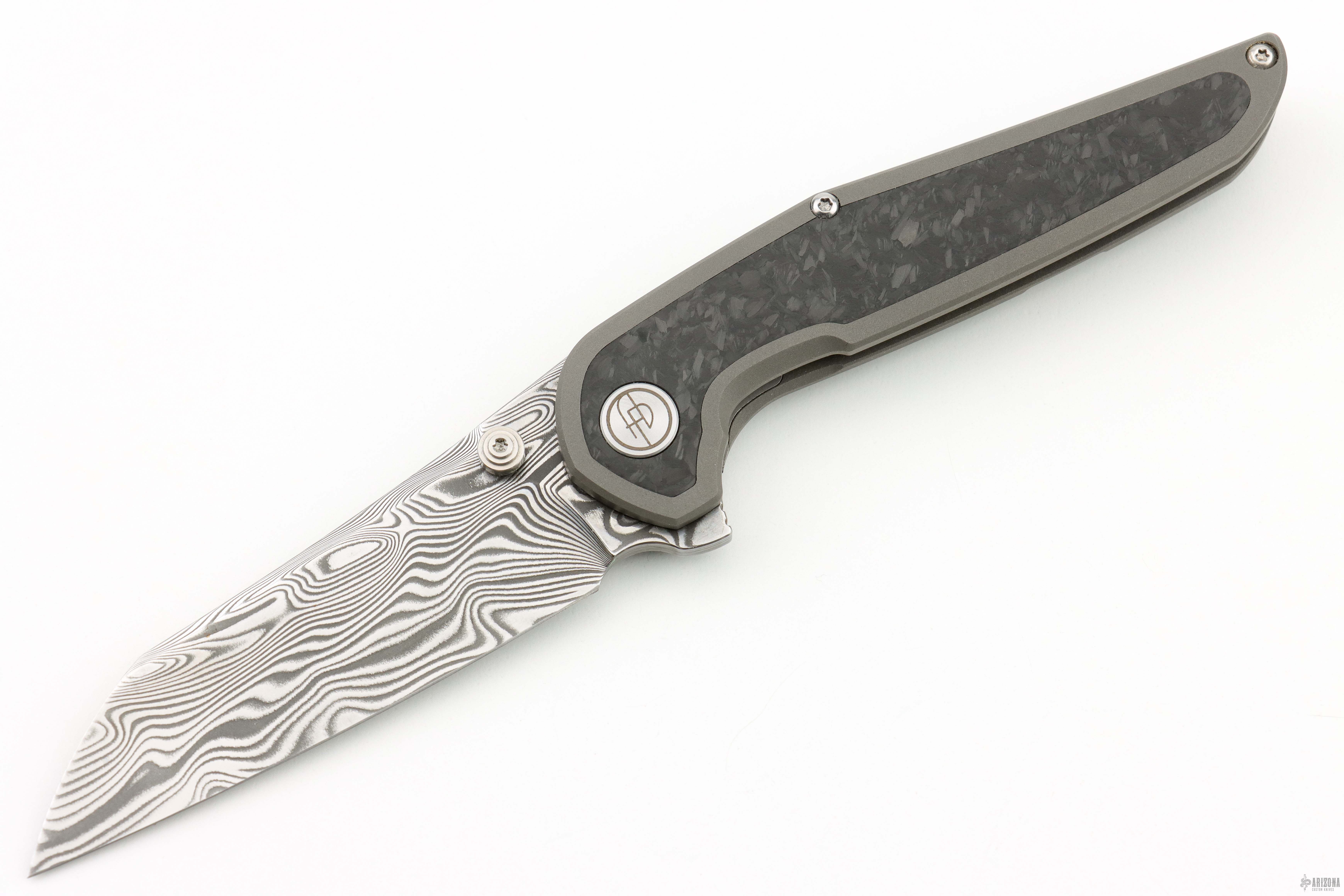Progeny V3 - Damasteel & Timascus - Arizona Custom Knives