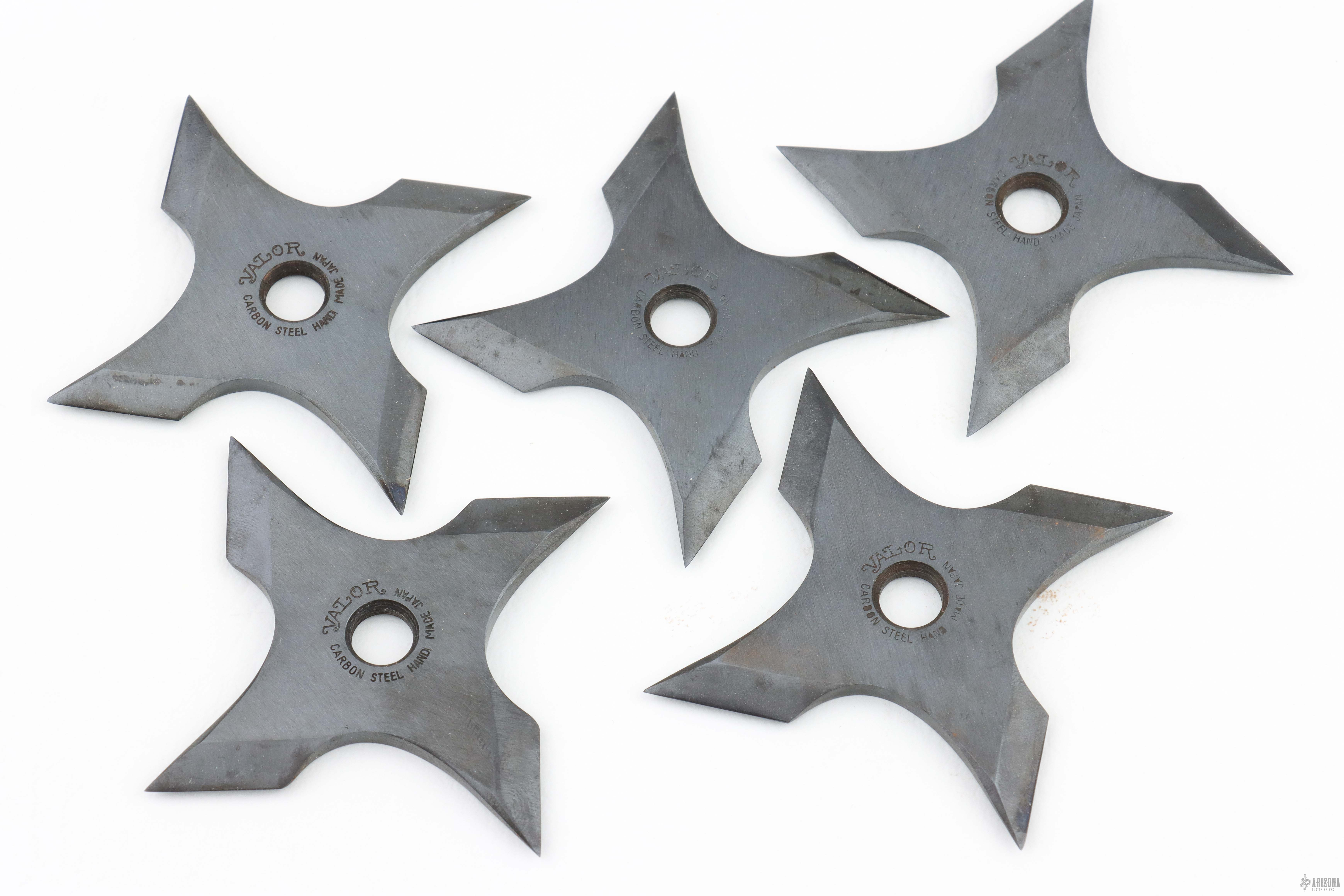 Set of 5 Valor Ninja Stars - Arizona Custom Knives Set of 5 Valor Ninja Stars - Arizona Custom Knives