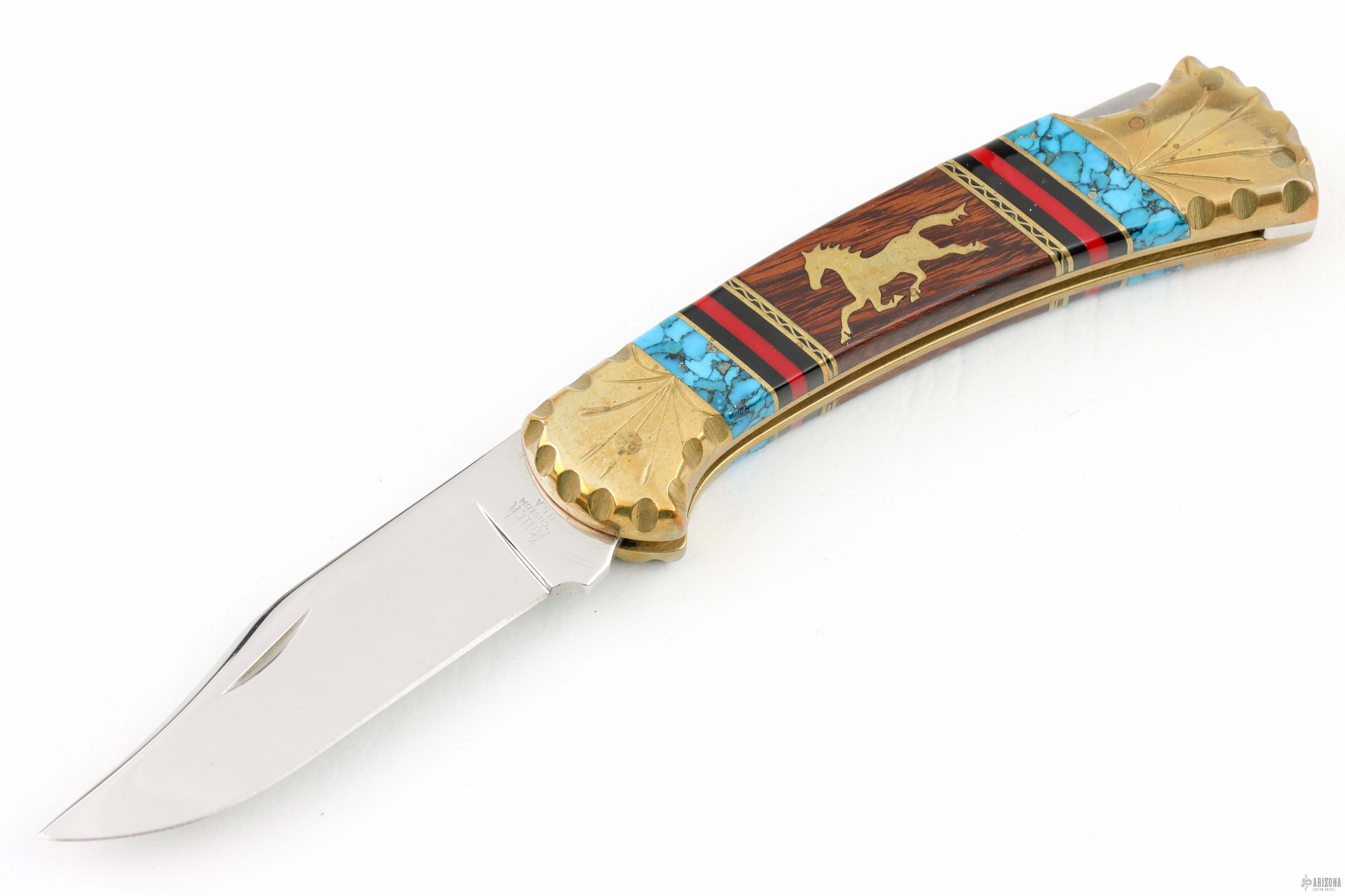 Custom Buck Model 112 - Satllion - Arizona Custom Knives