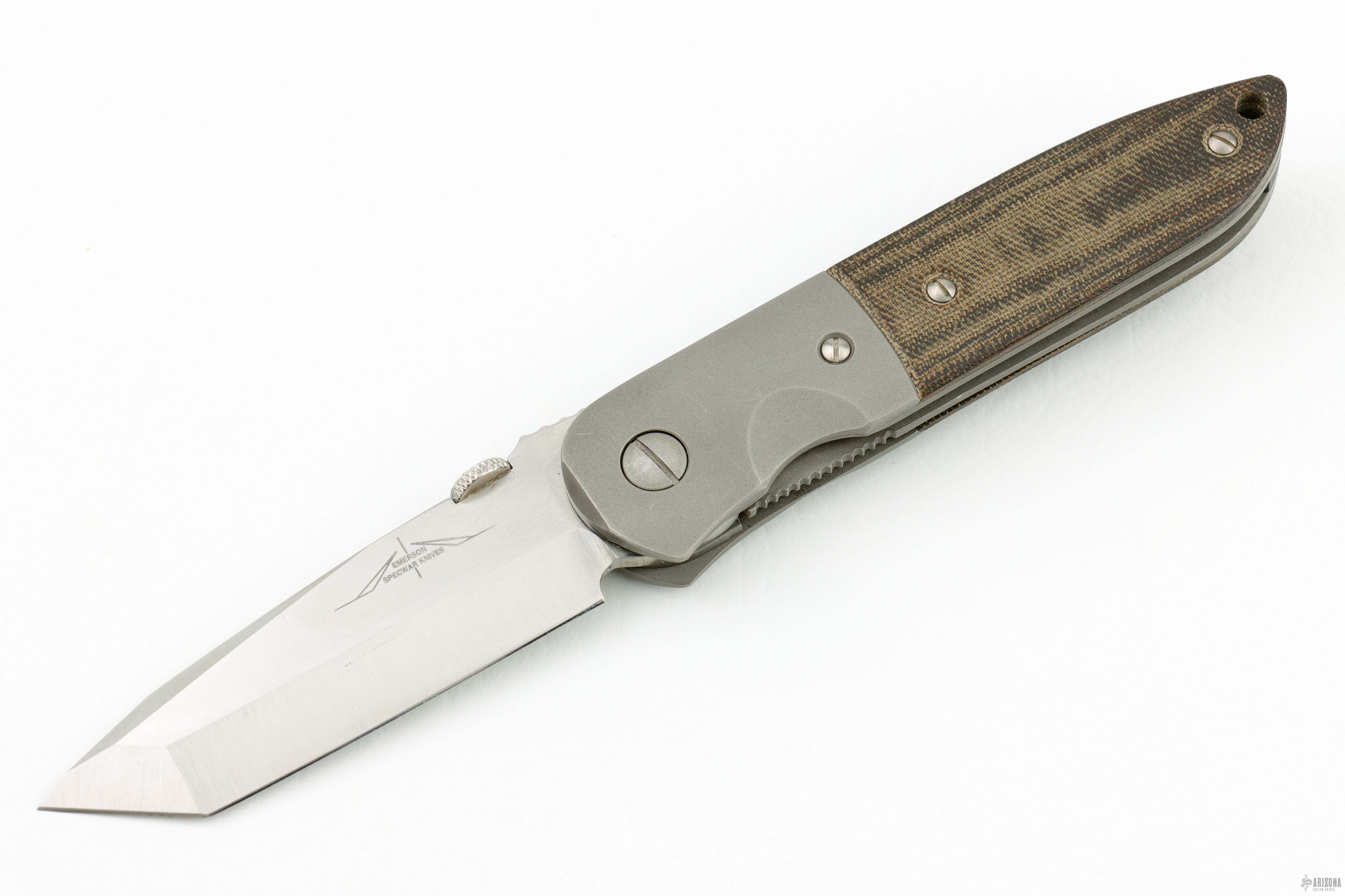 Garage Period CQC-6 with Threaded Bolster - Arizona Custom Knives