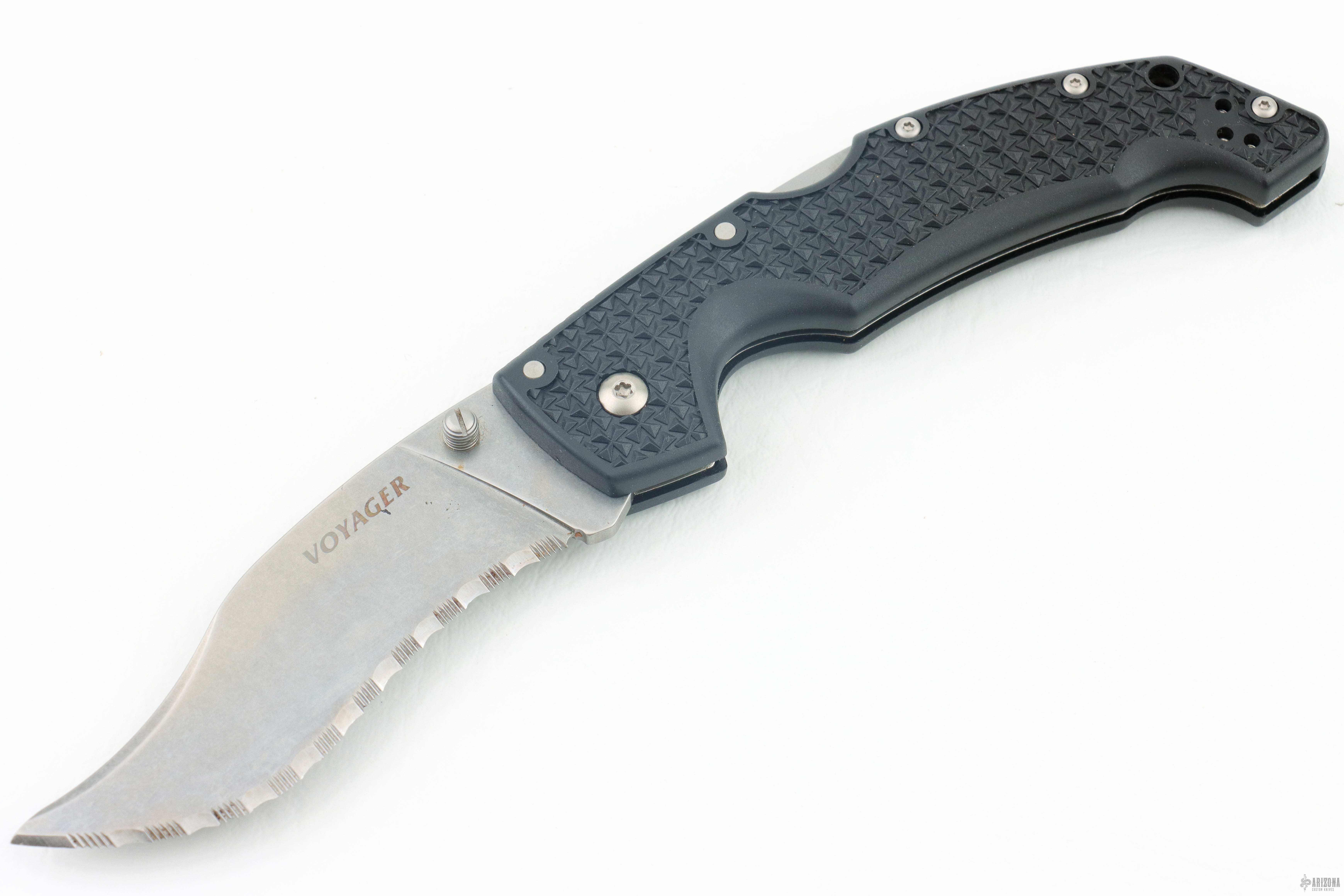 29TLVS Voyager Large Vaquero Serrated - Arizona Custom Knives