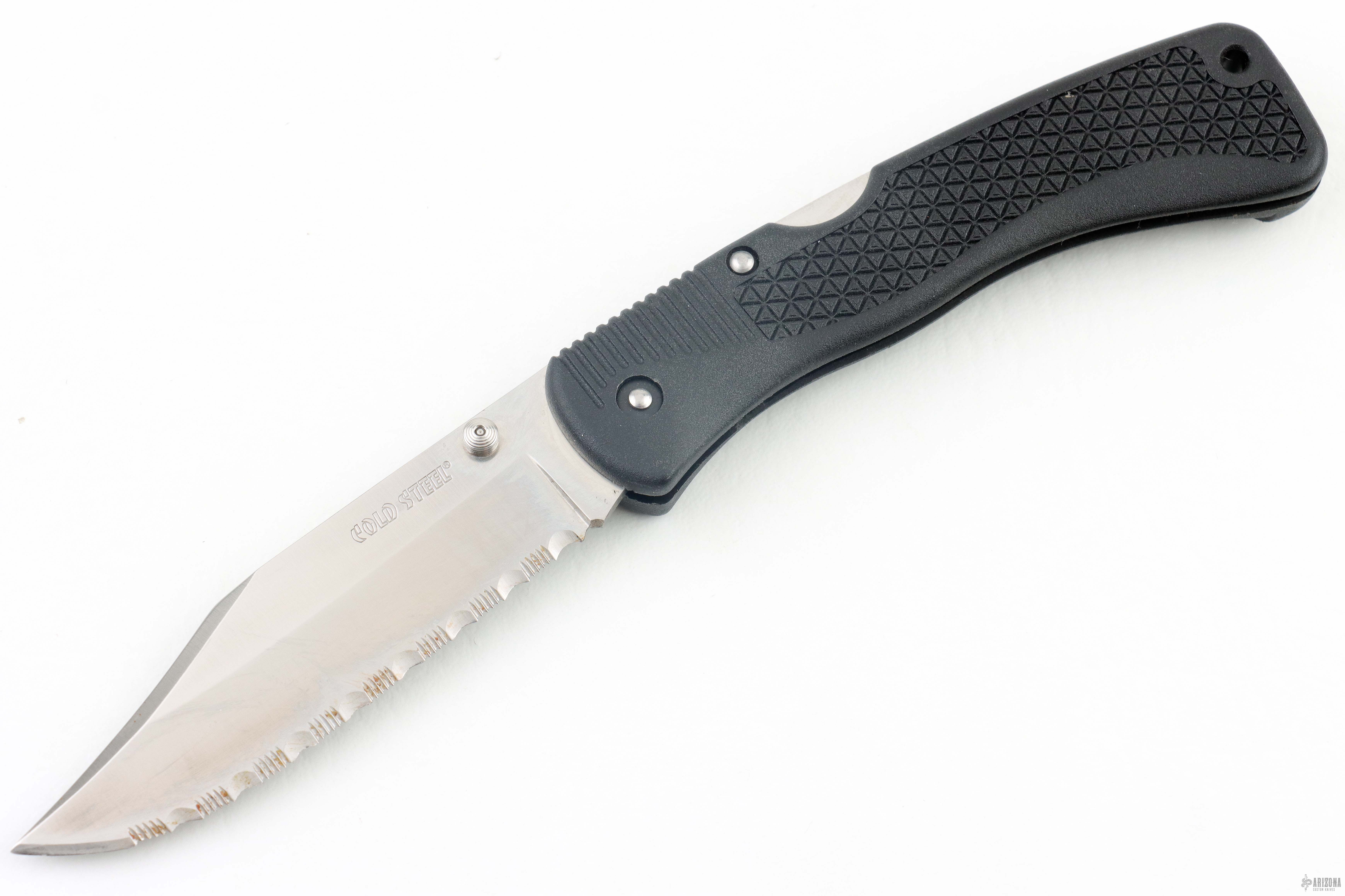 34LCS Voyager Clip Point Serrated - Arizona Custom Knives