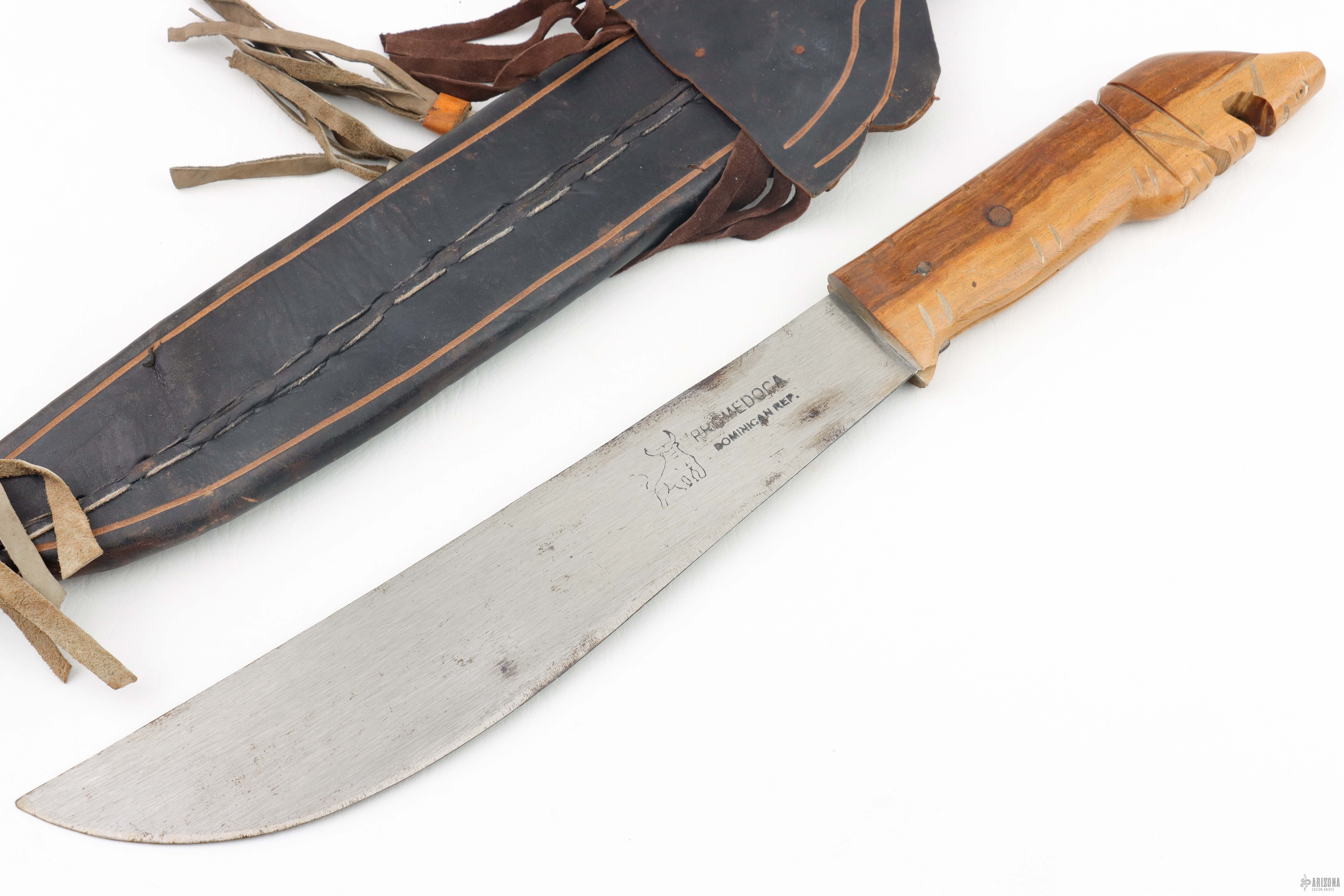 Carved Handle Machete