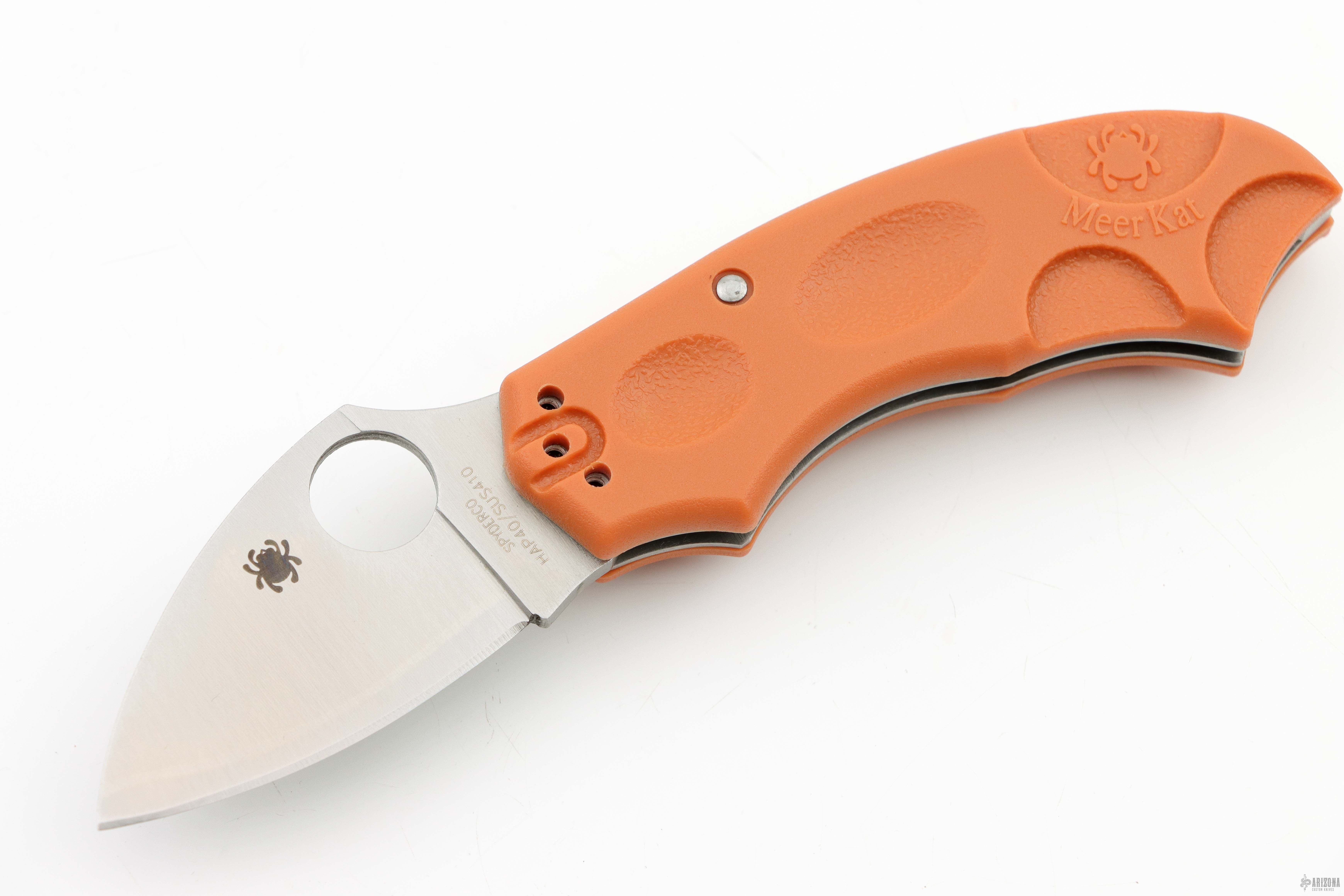 C64JPBORE Meerkat Burnt Orange HAP40/SUS410 - Arizona Custom Knives