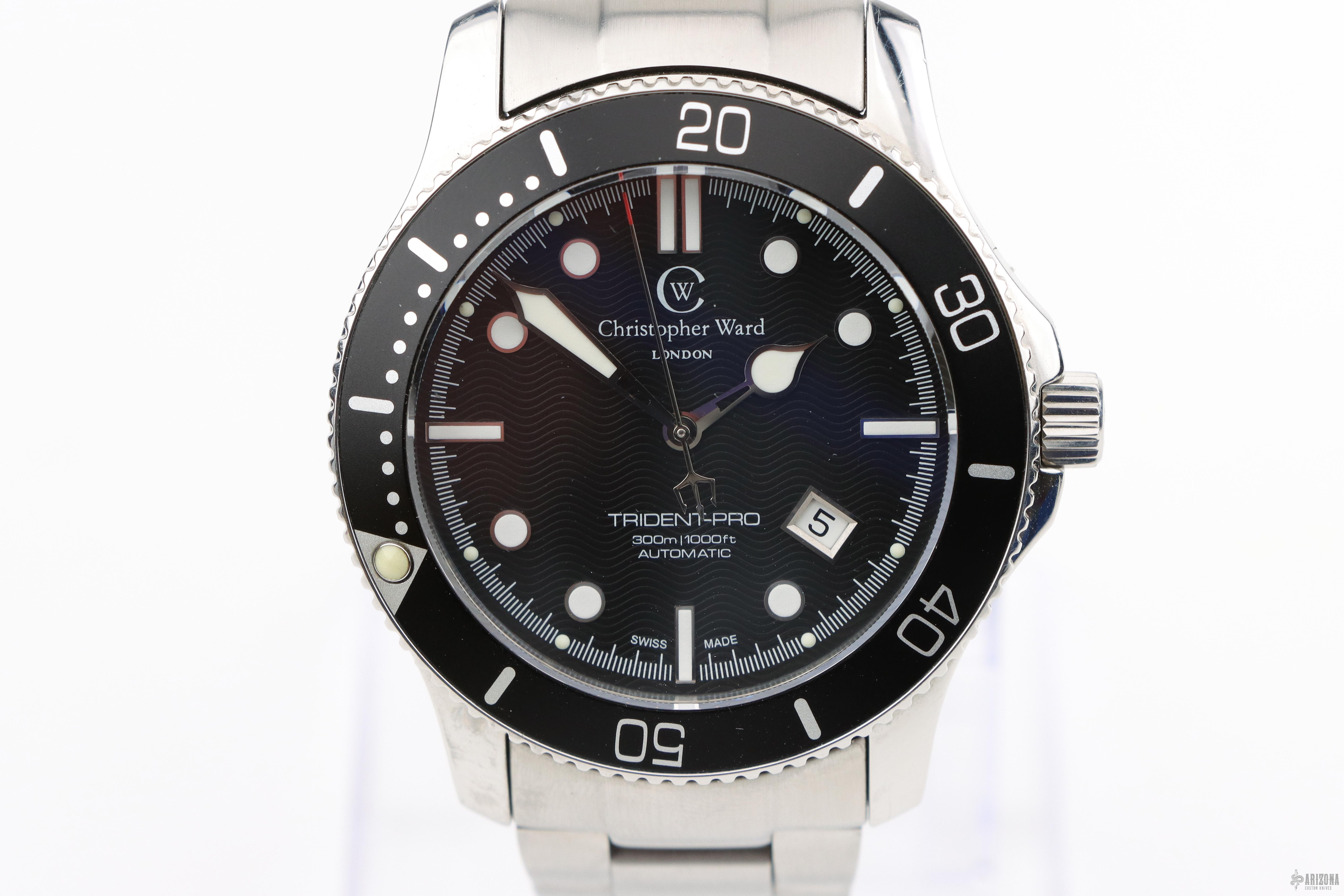 CHRISTOPHER WARD LONDON WATCH 1ST EDITION C60 TRIDENT PRO BLACK
