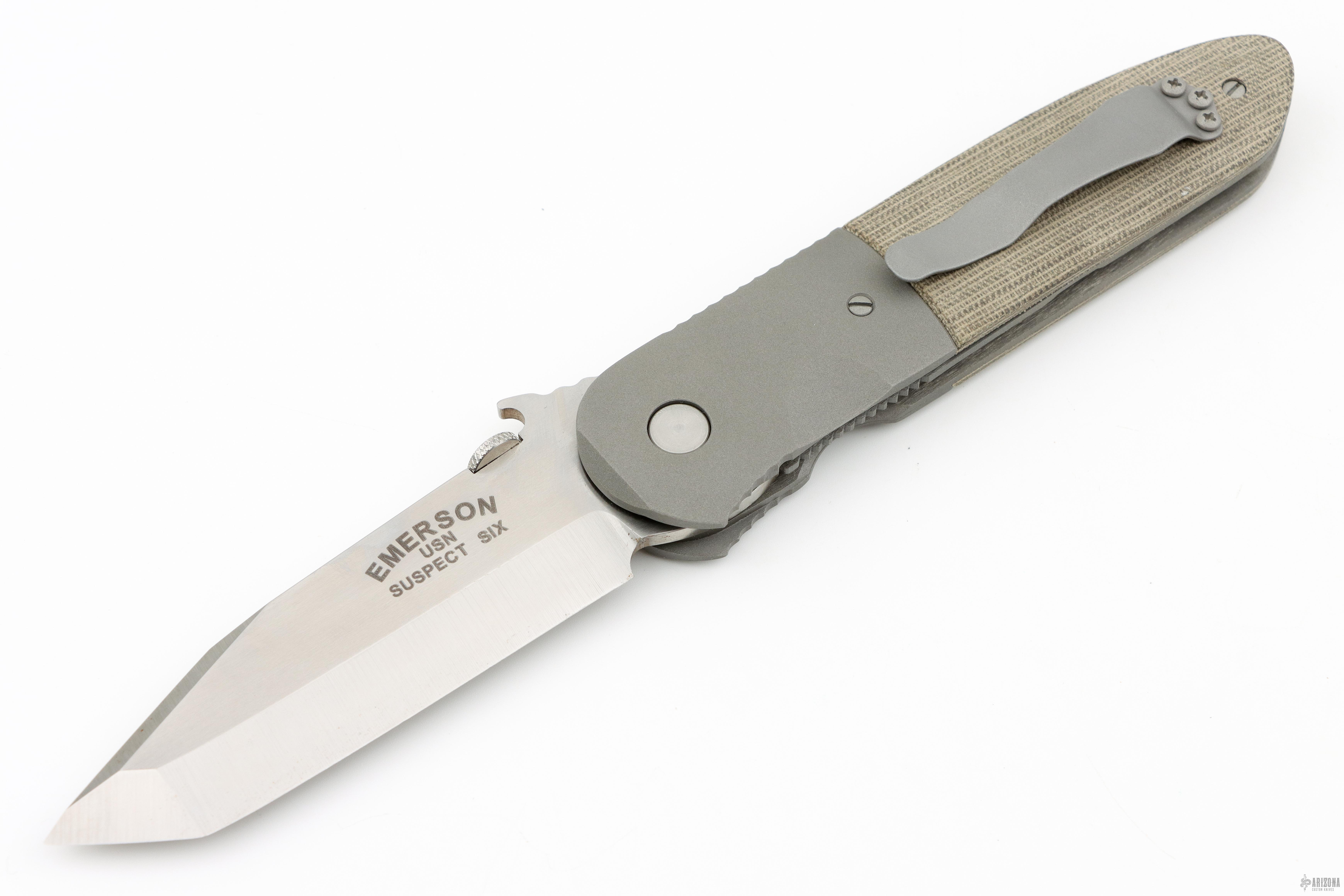 Lefty Super CQC-6 - USN SUSPECT SIX - Arizona Custom Knives