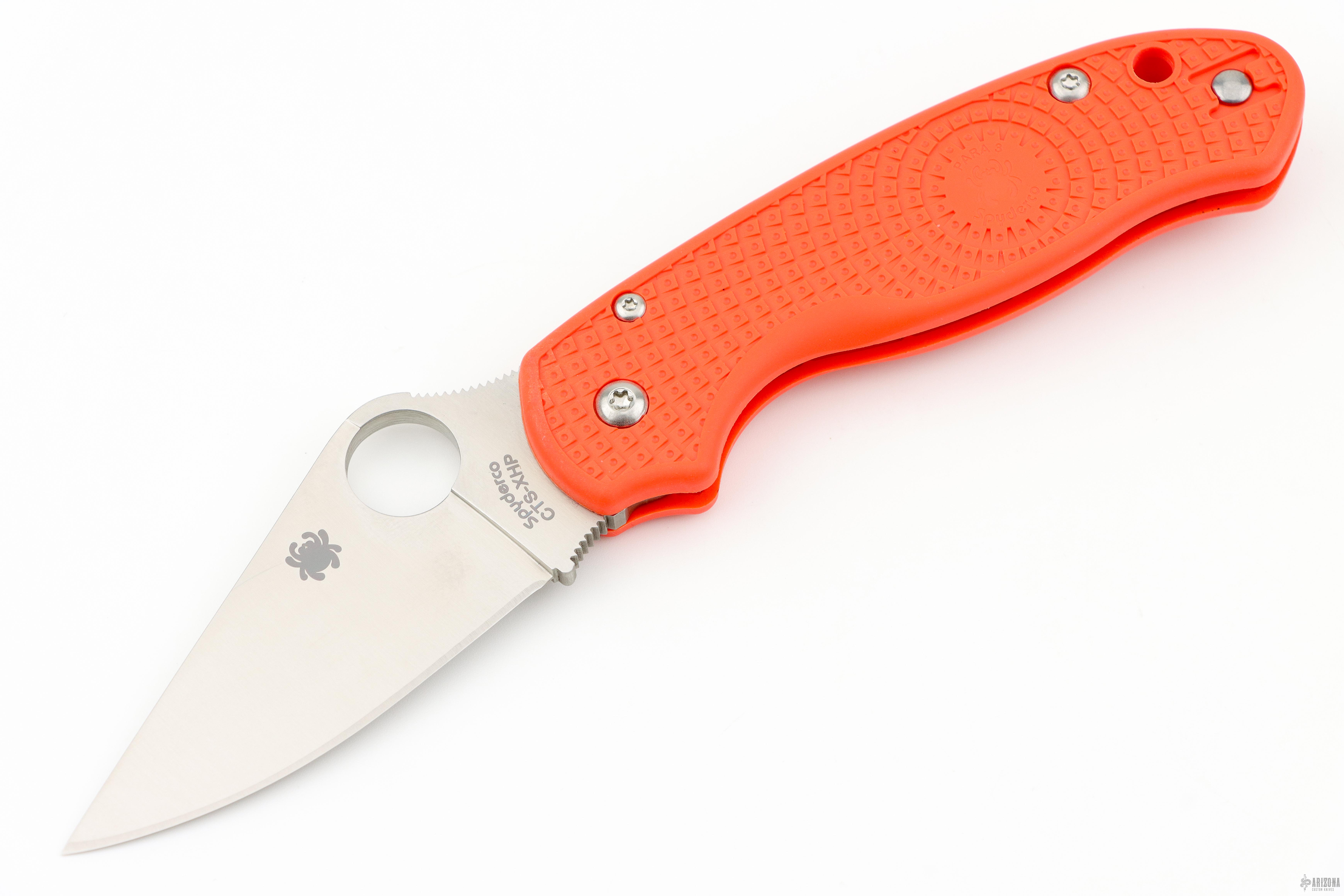 C223POR Para 3 Orange XHP - Arizona Custom Knives