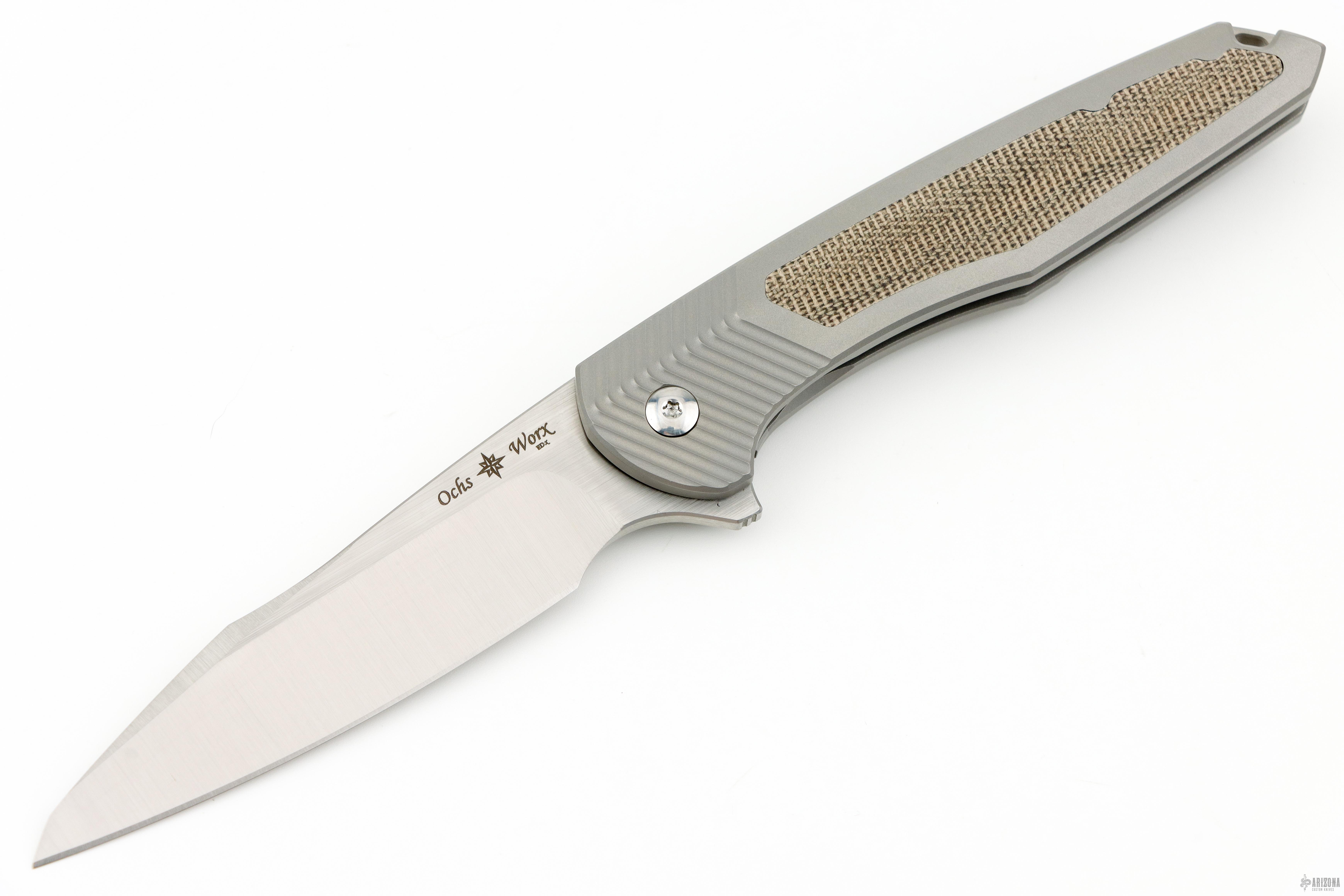 Ochs Worx EDX Solarstorm - LE of 322 - OD Green Micarta - Arizona
