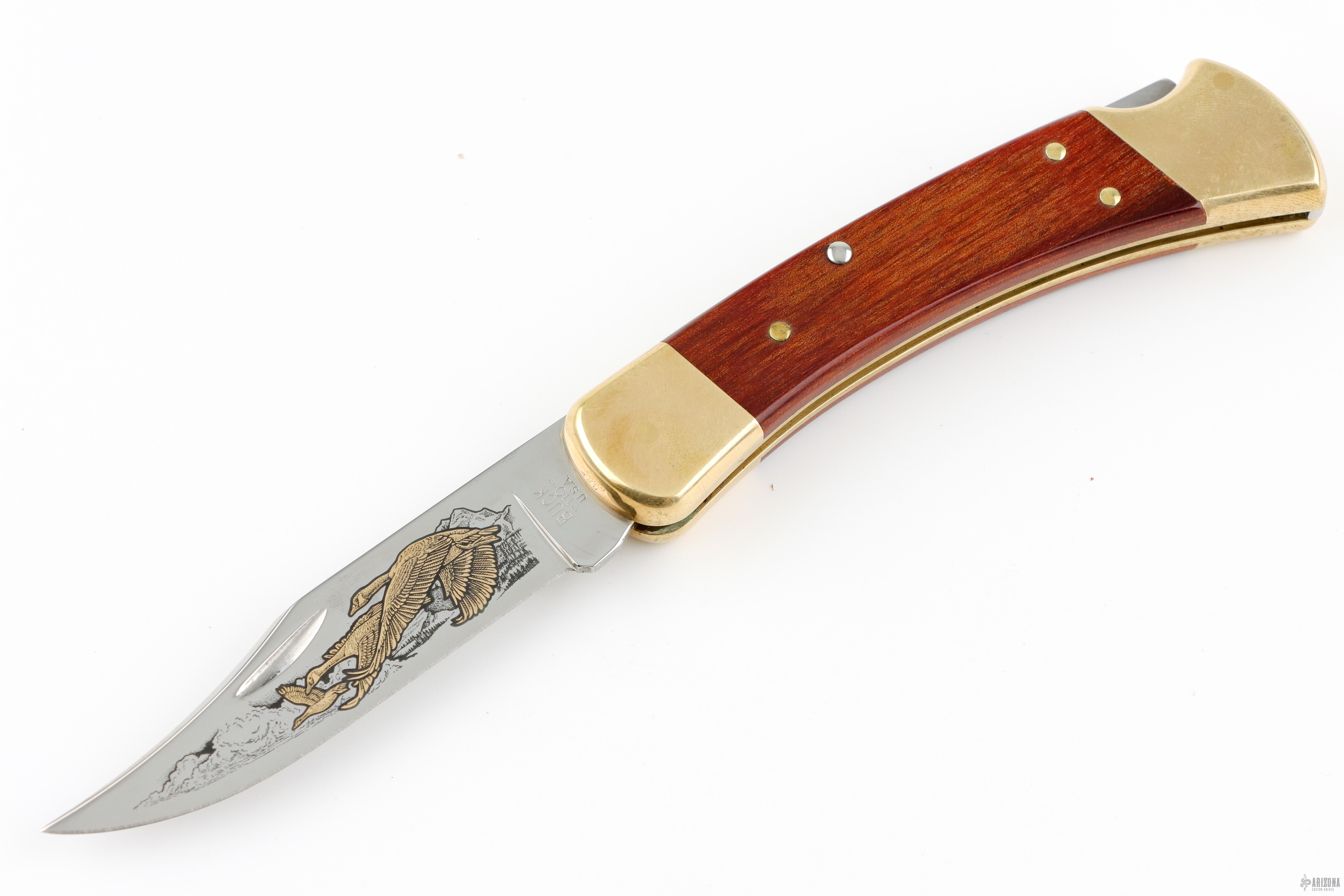 Model 110 - Canadian Geese #853/1000 - Arizona Custom Knives