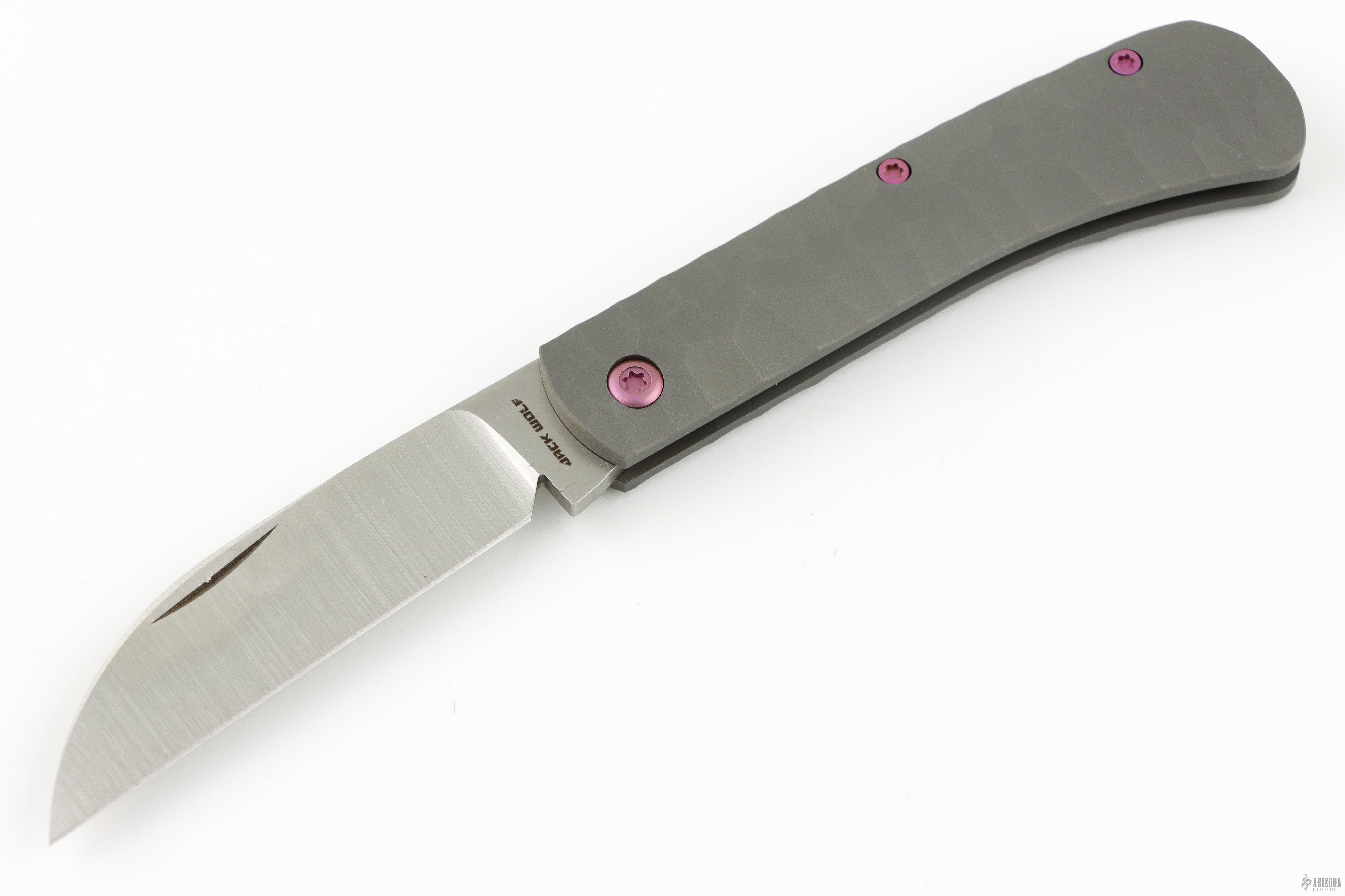 Venom Jack - Titanium Rock Pattern - Arizona Custom Knives