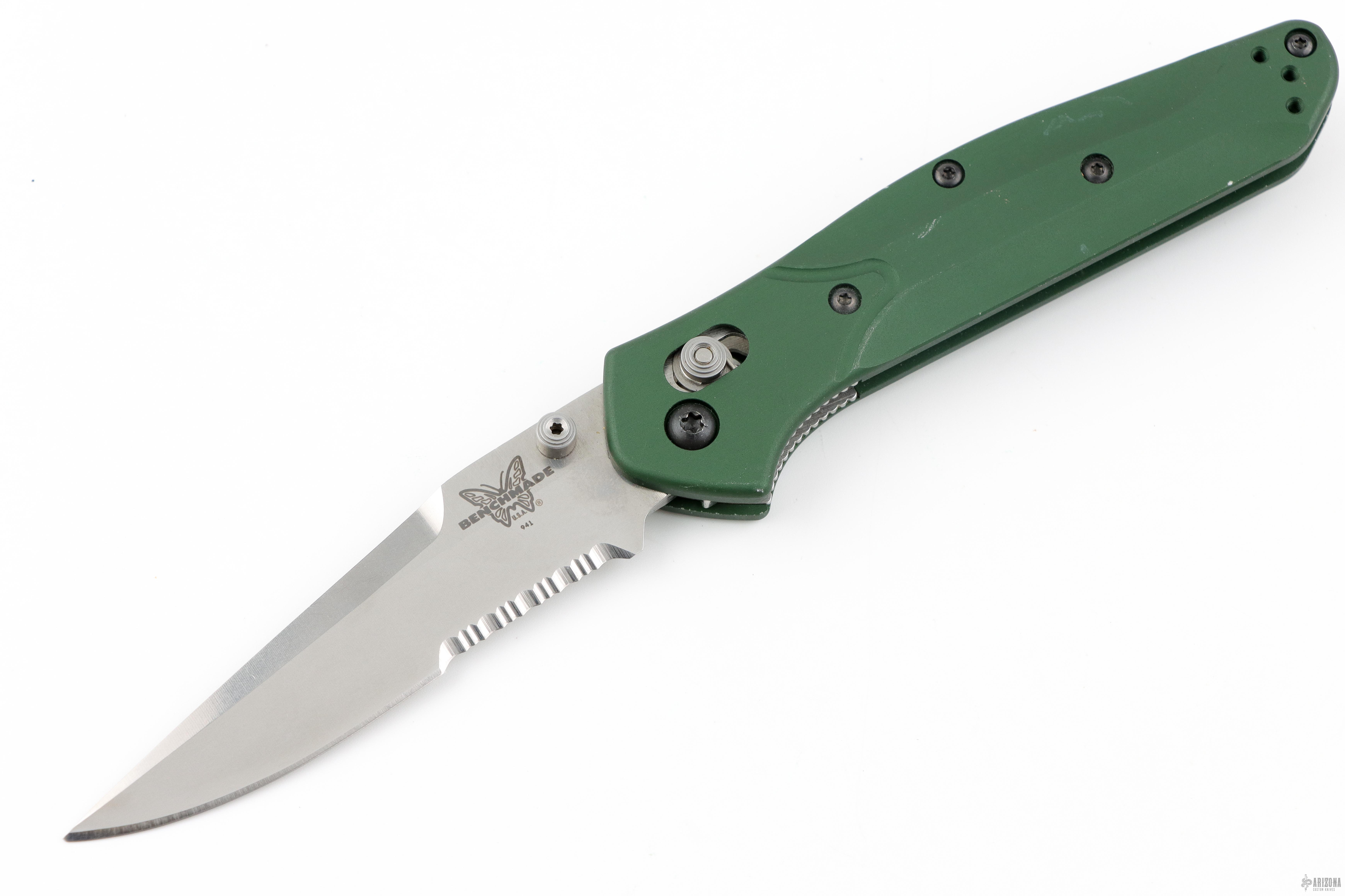 941S Osborne Green Pre-Production #0519/1000 - Arizona Custom Knives 941S Osborne Green Pre-Production #0519/1000 - Arizona Custom Knives