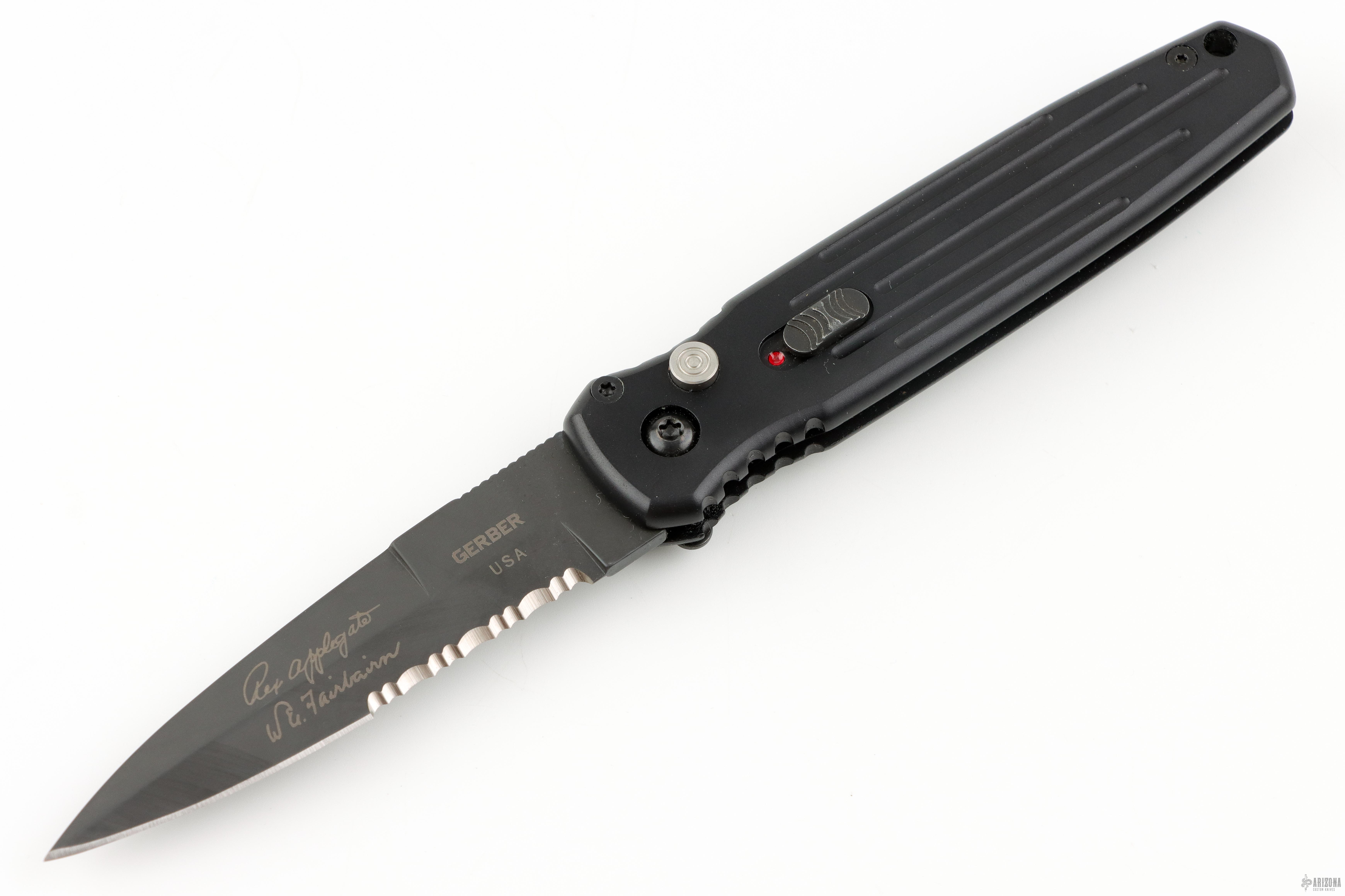 Applegate-Fairbairn Covert Auto - Serrated Edge - Arizona Custom Knives
