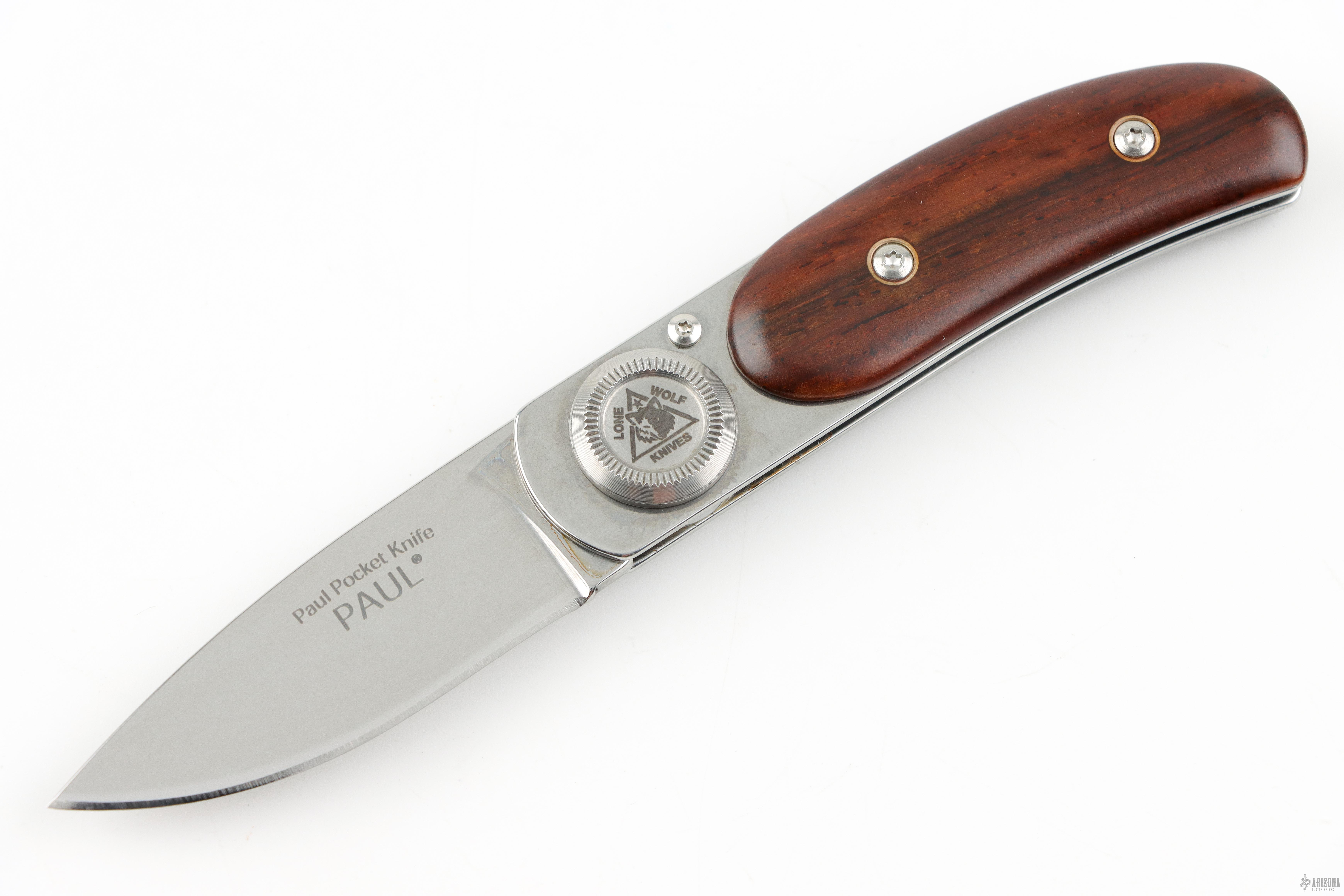 LM13900 Paul Pocket Knife - Cocobolo - Arizona Custom Knives