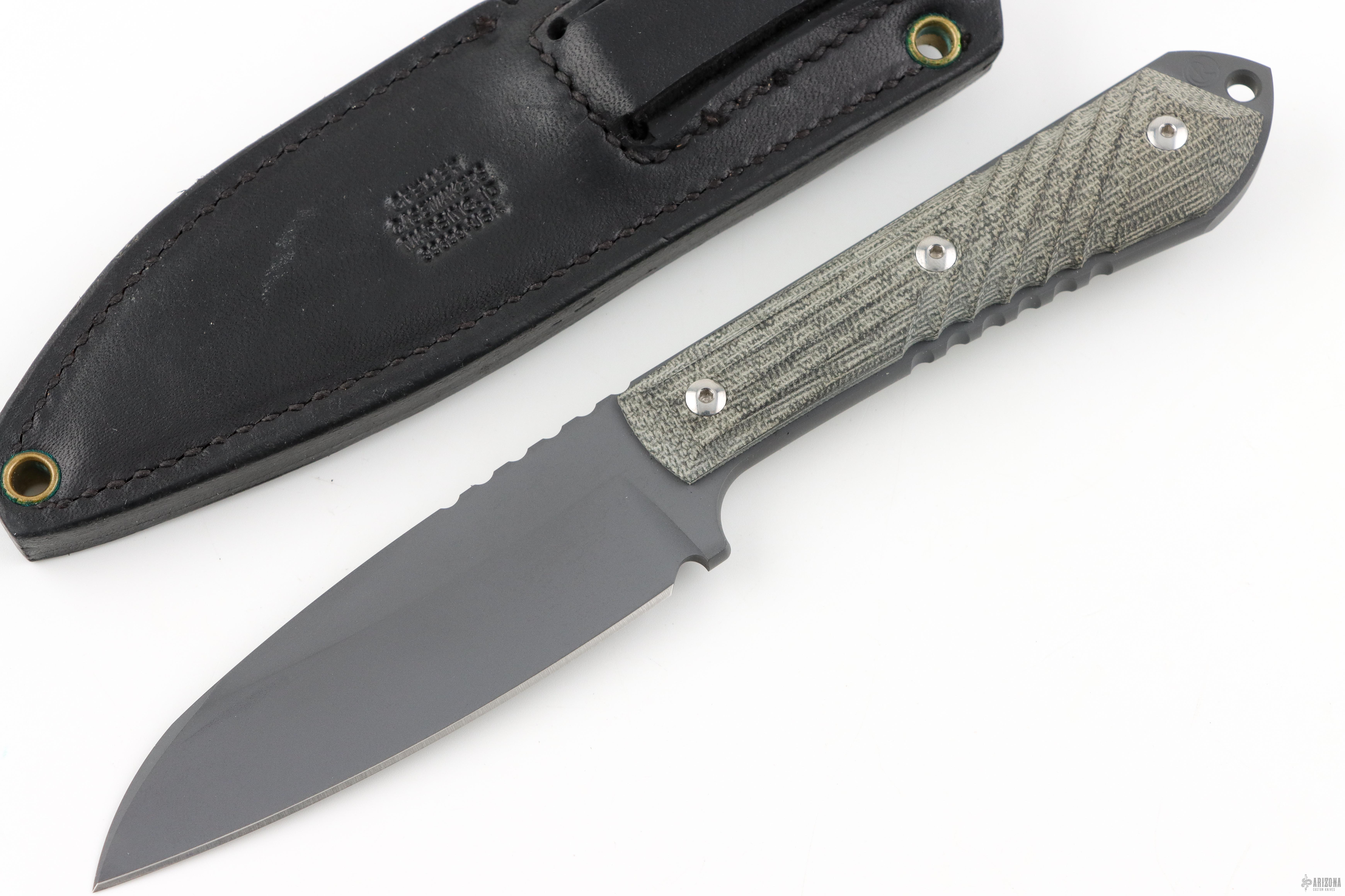 Nyala Insingo - Black KG Gun Kote - Arizona Custom Knives