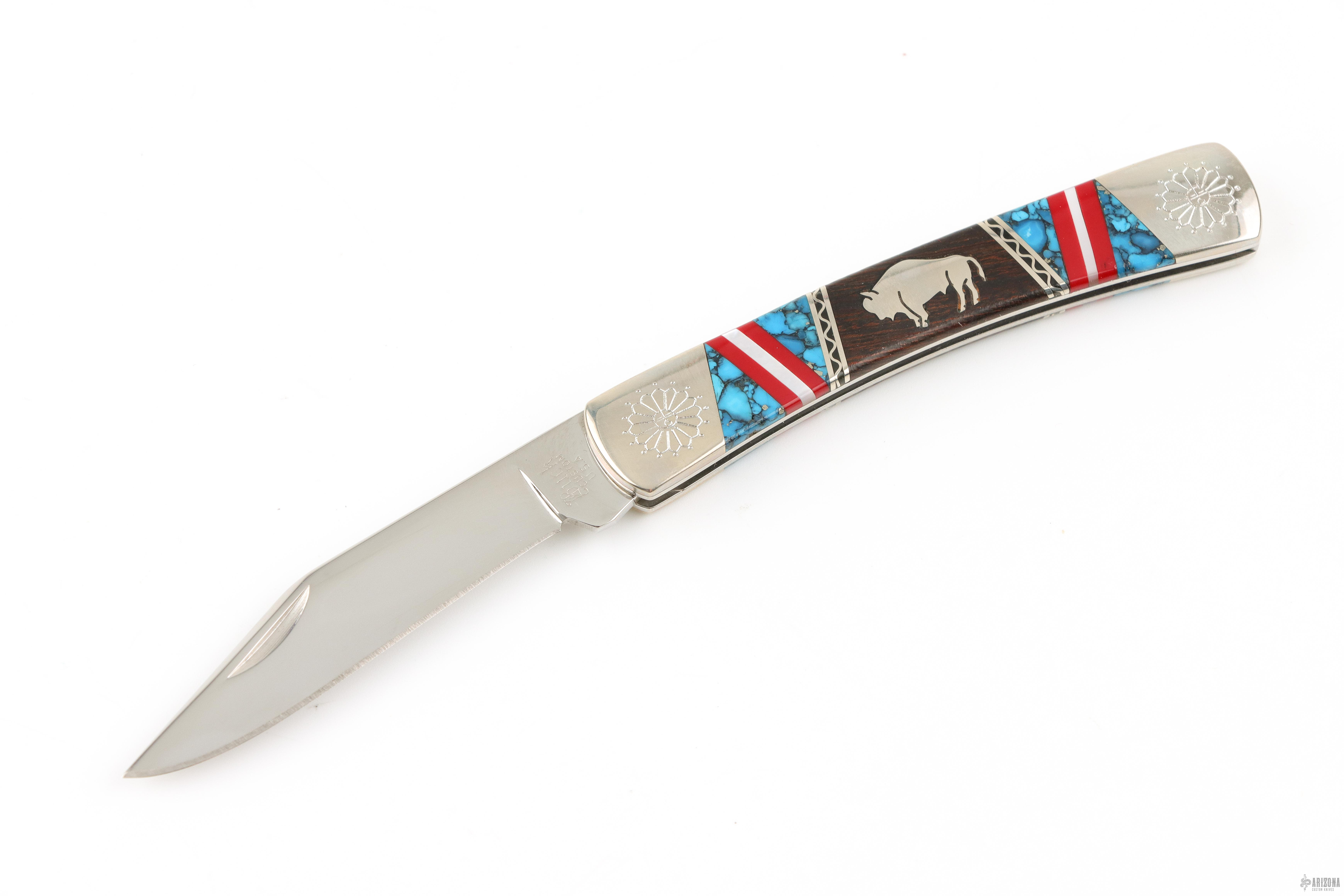 704 Slipjoint - Sacred Buffalo - Arizona Custom Knives