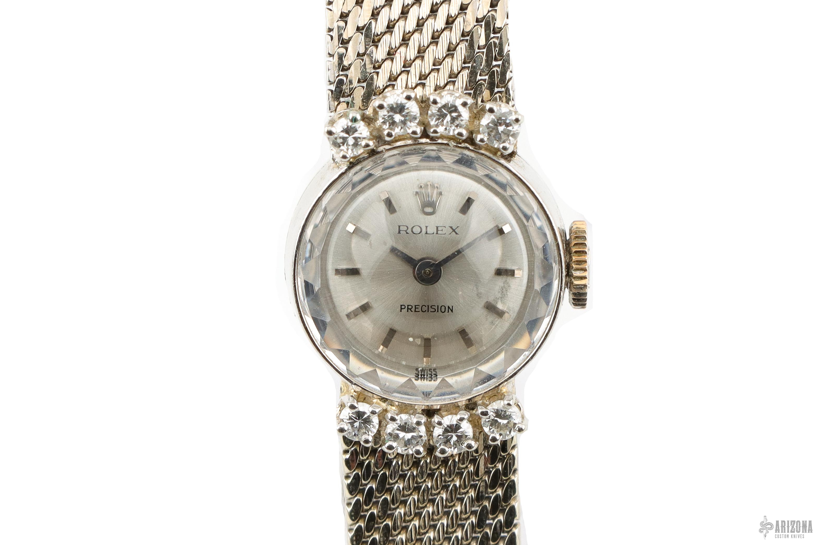 Vintage Rolex Precision Ladies Watch w/ 8 Diamonds - Arizona