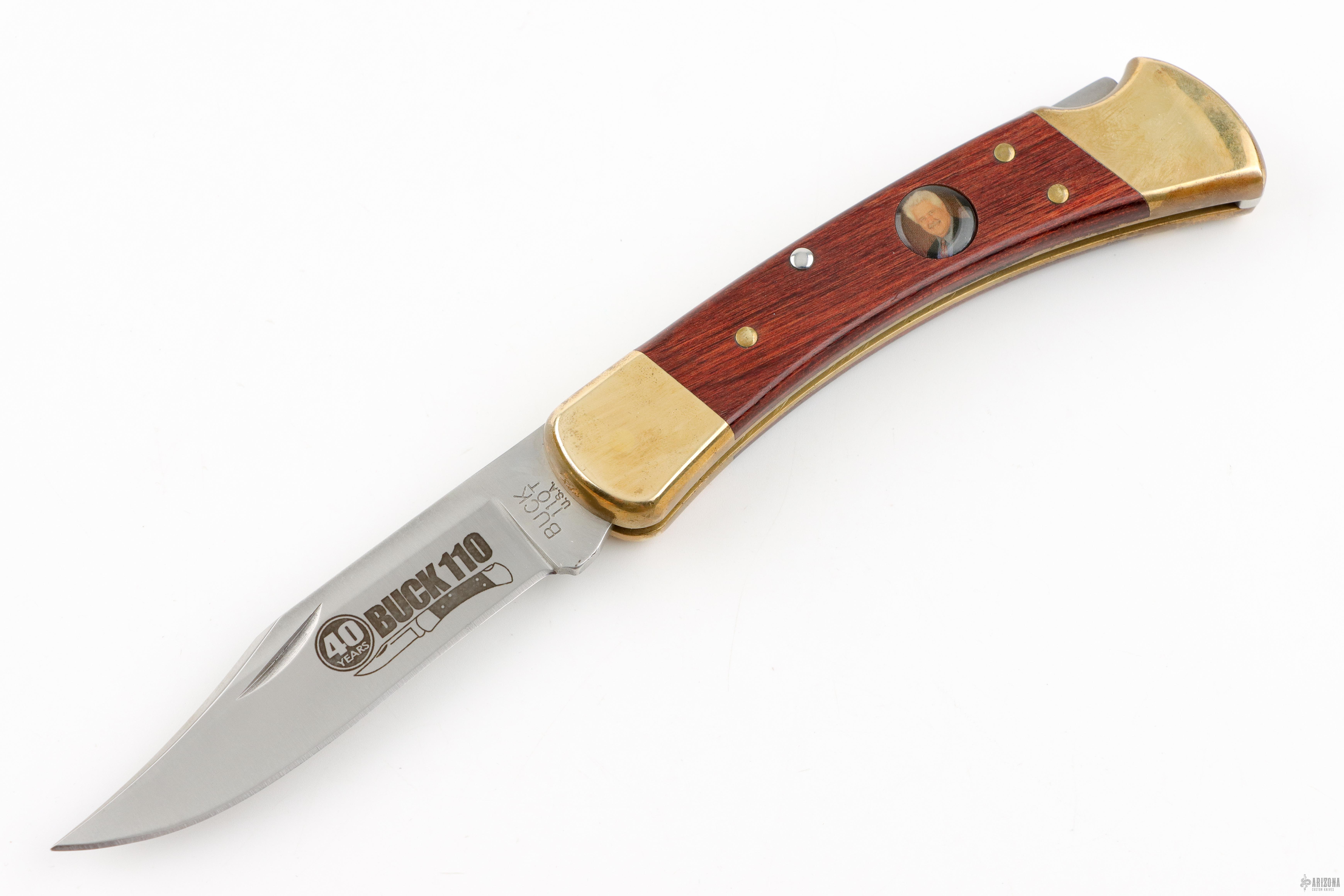 0110-SP62 Model 110 Chuck Medallion Folding Hunter - 40th 