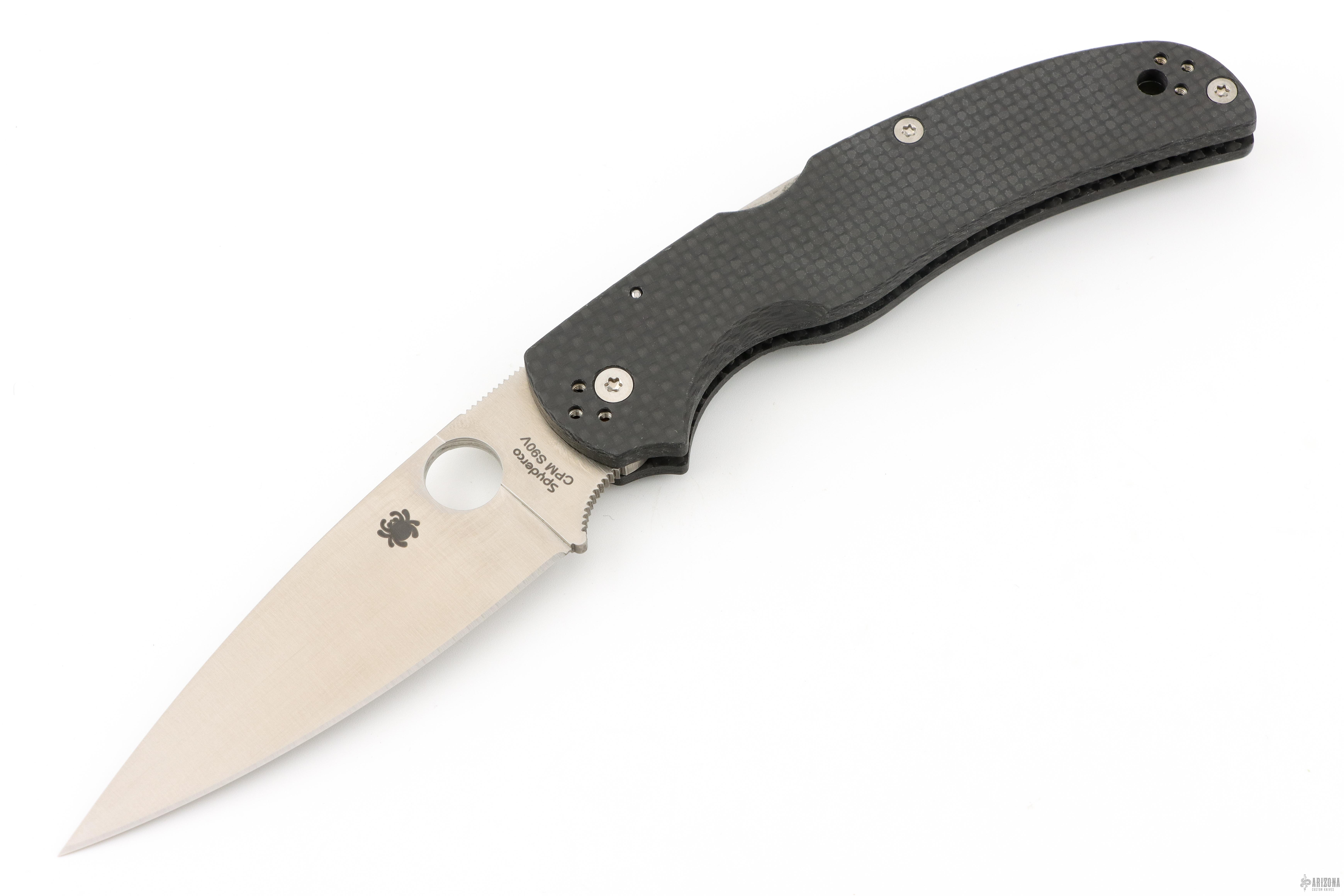 C244CF90VP Native Chief Pln CF S90V - Arizona Custom Knives