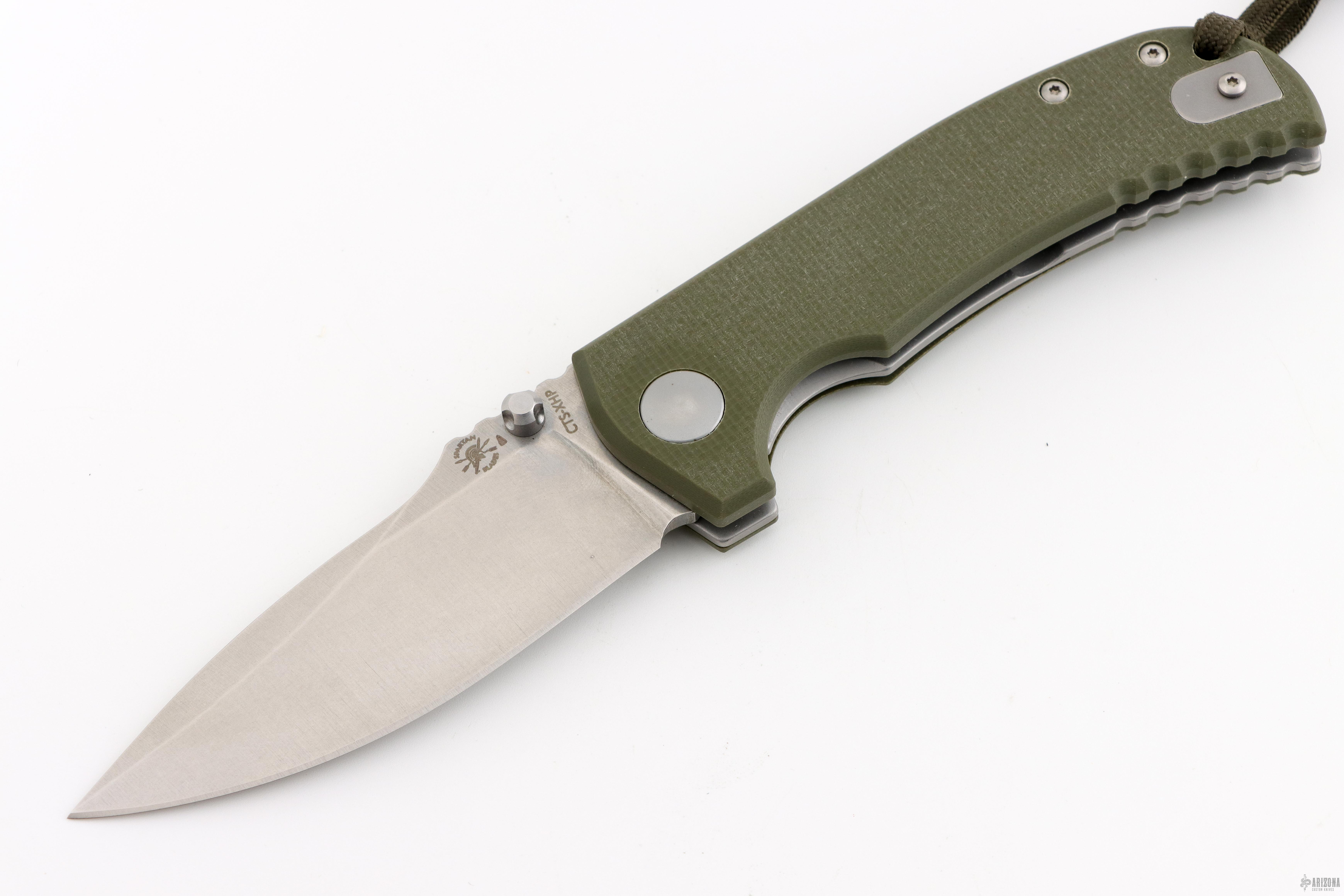 ASTOR Liner Lock - Green G-10 - Arizona Custom Knives