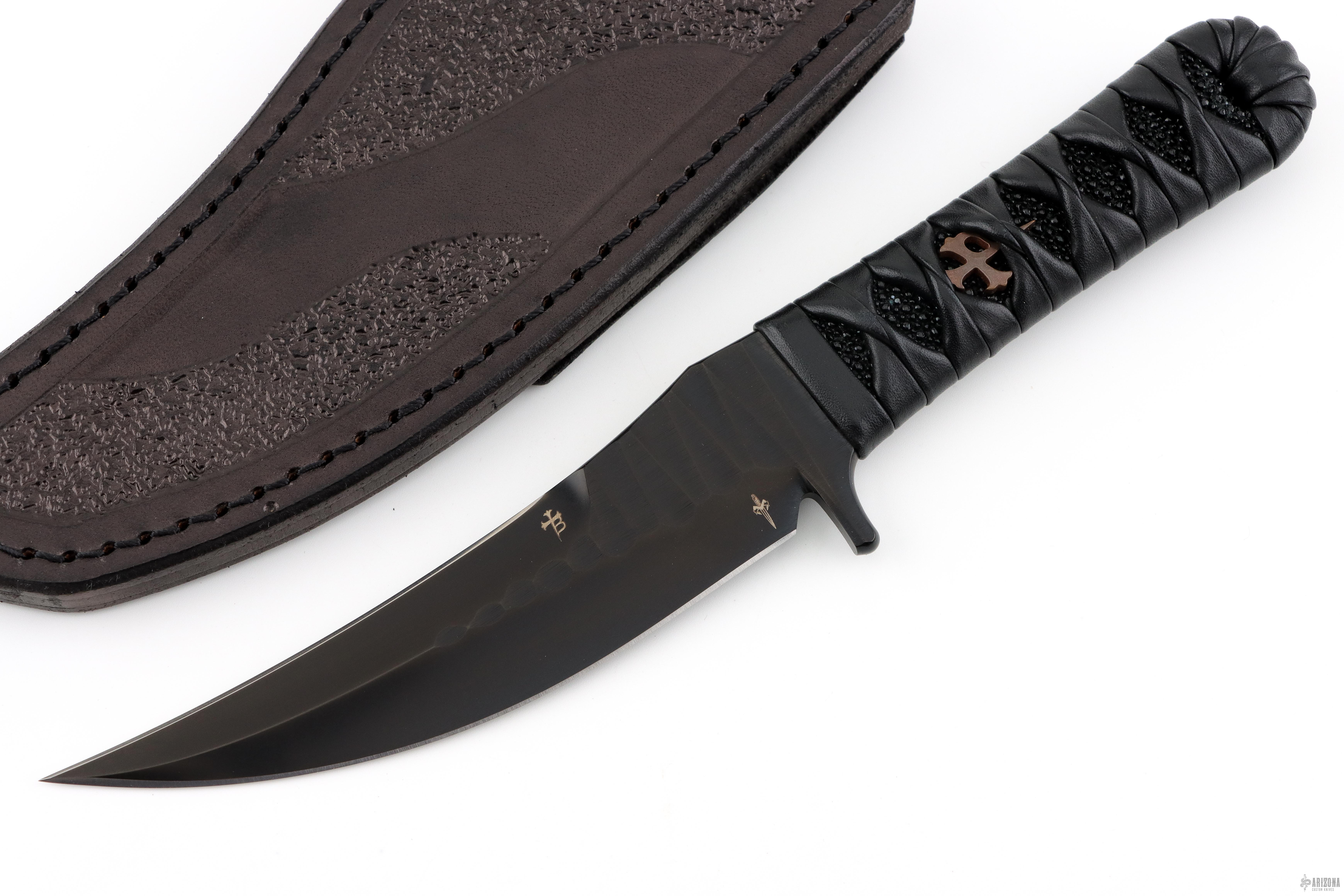 SBK Assassin - Borka Pattern DLC Stonewash - Arizona Custom Knives