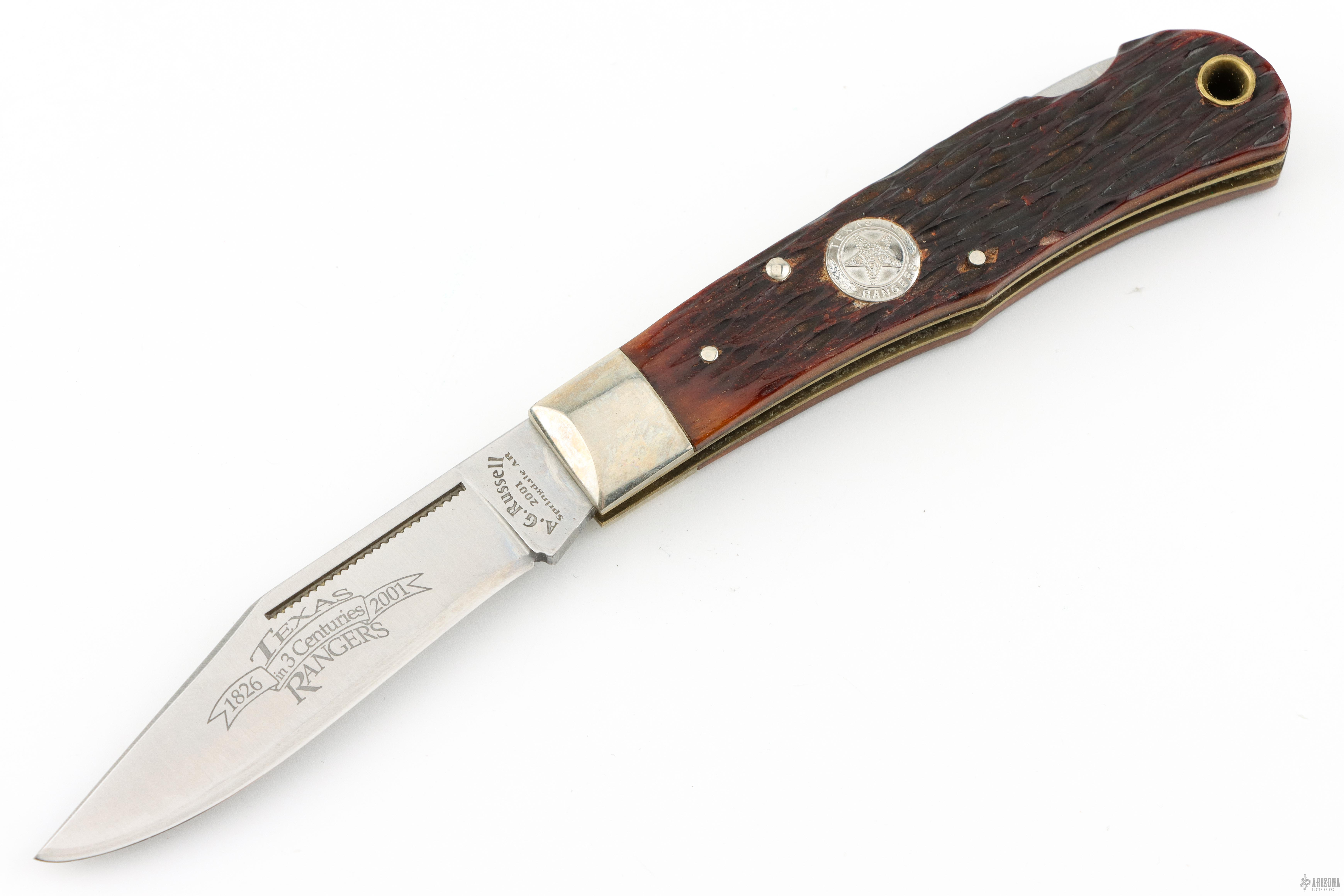 2001 Lockback - 1826-2001 Texas Rangers in 3 Centuries - Arizona Custom ...