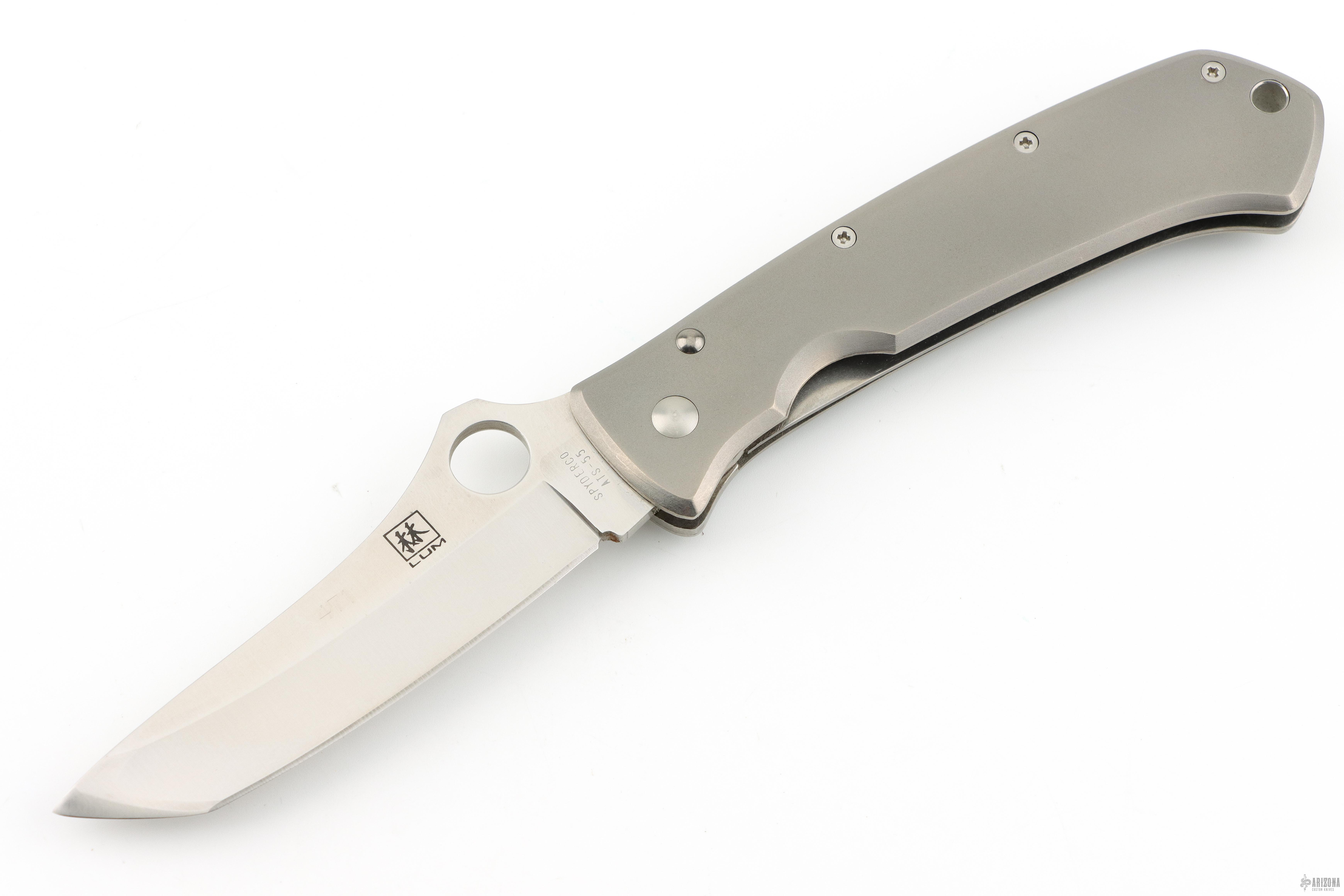The Spyderco Bob Lum Tanto - August 2024 Run - M390 Satin & OD 