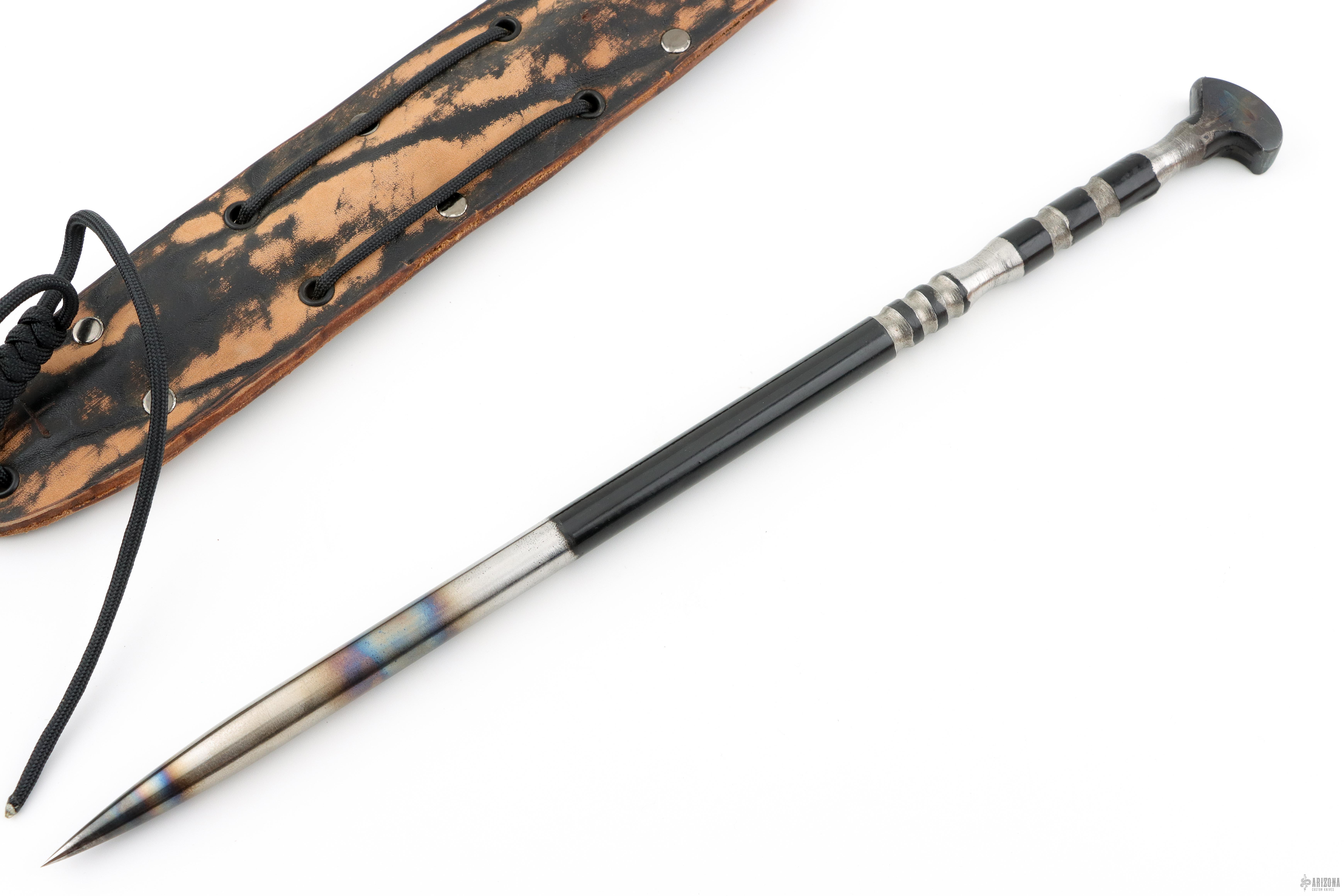 Spike Chisel Large Steel Spike w/ Sheath - Arizona Custom Knives