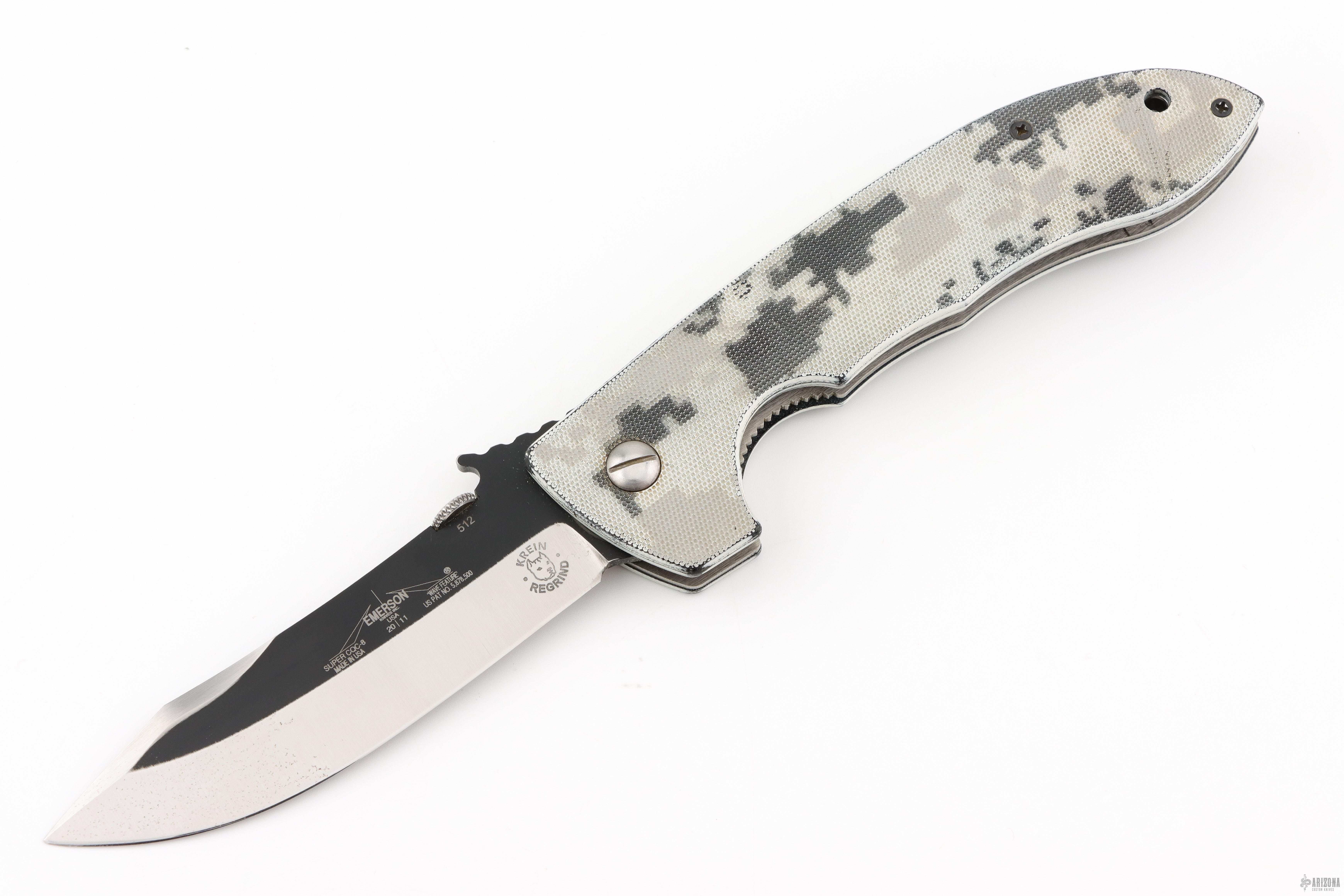 Super CQC-8 #512 Po Boy [Krein Regrind] - Arizona Custom Knives