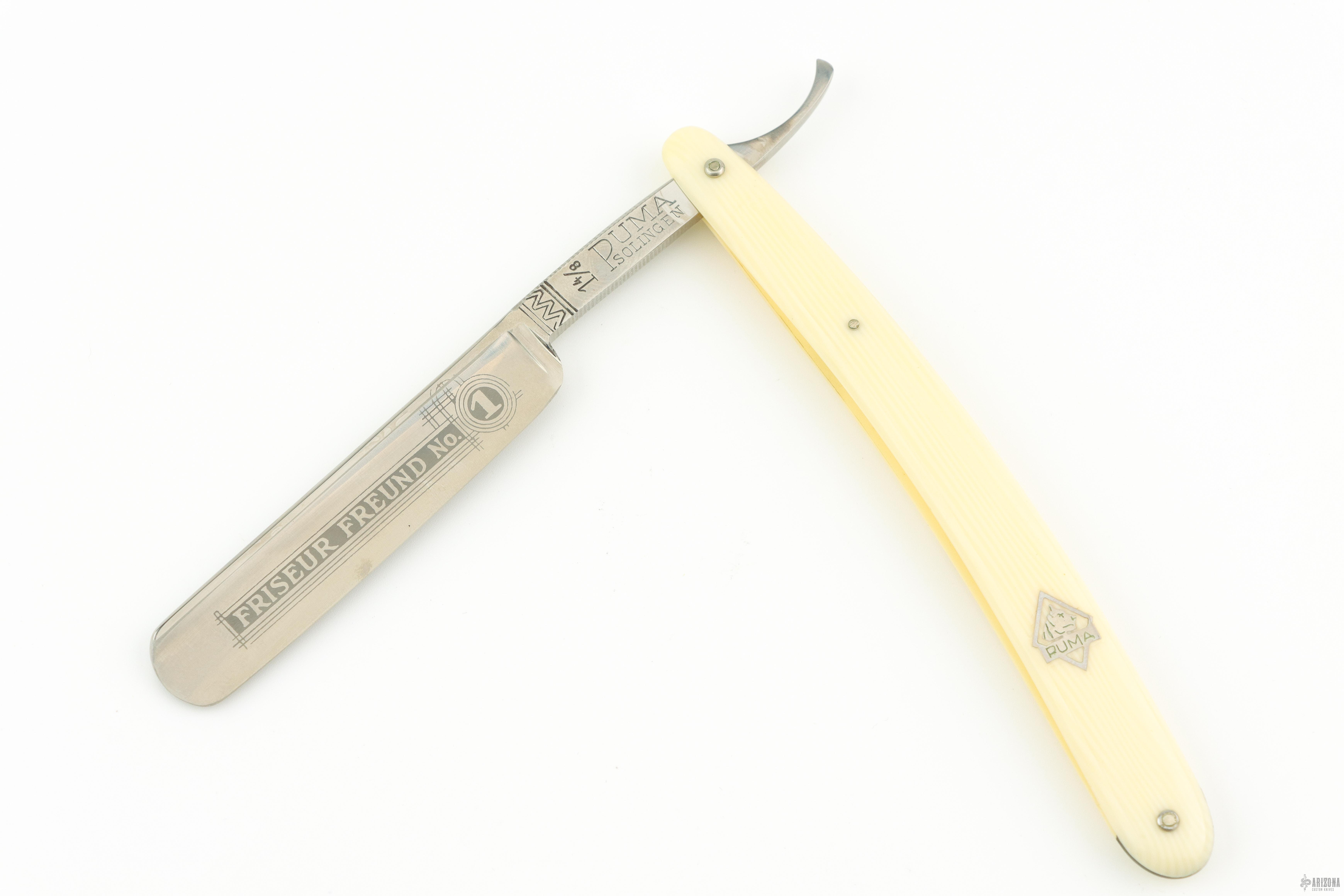 Puma 1 4/8 Vintage Straight Razor - Arizona Custom Knives
