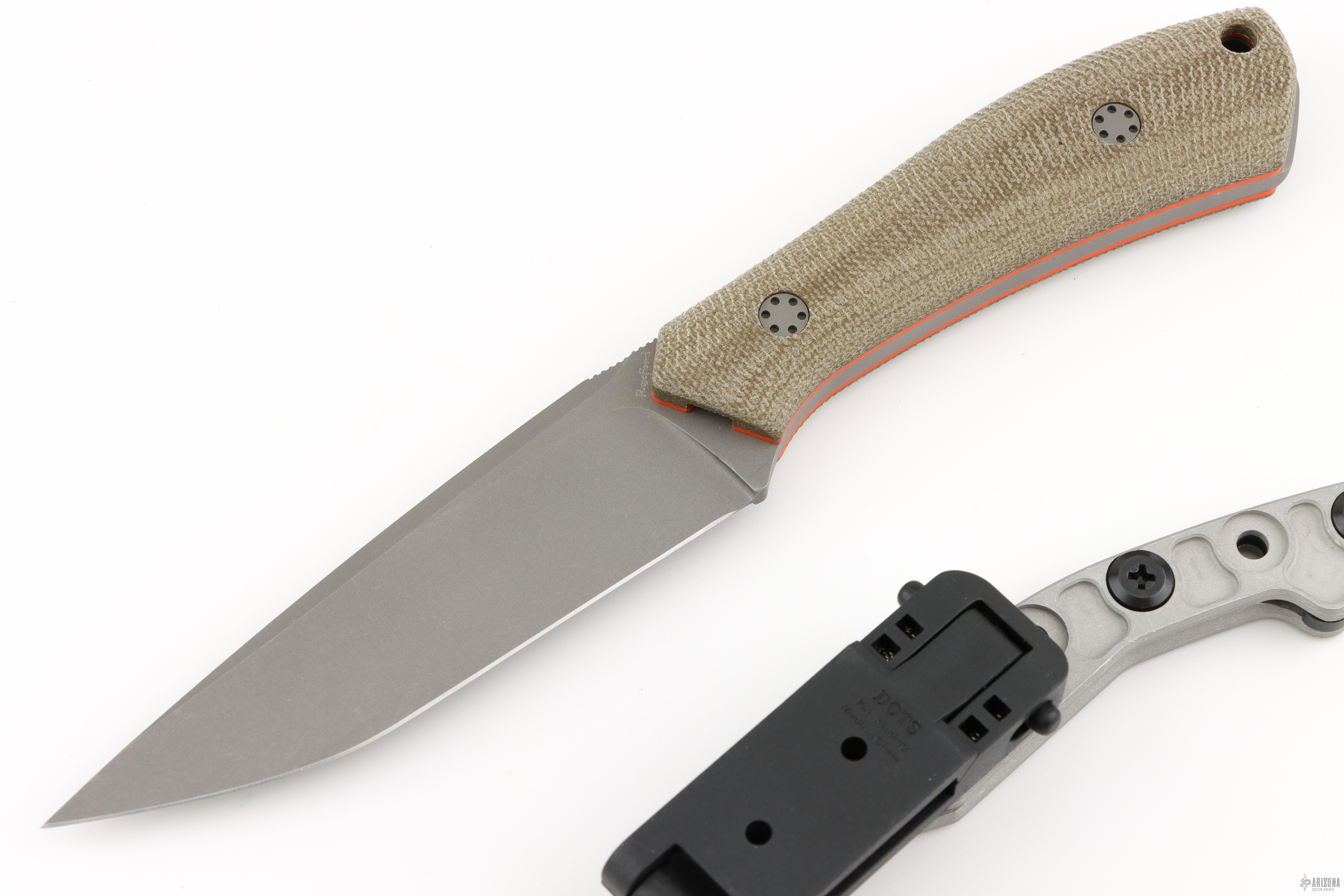 Rexford Massless Fixed Blade W/ Theta Sheath - Arizona Custom Knives