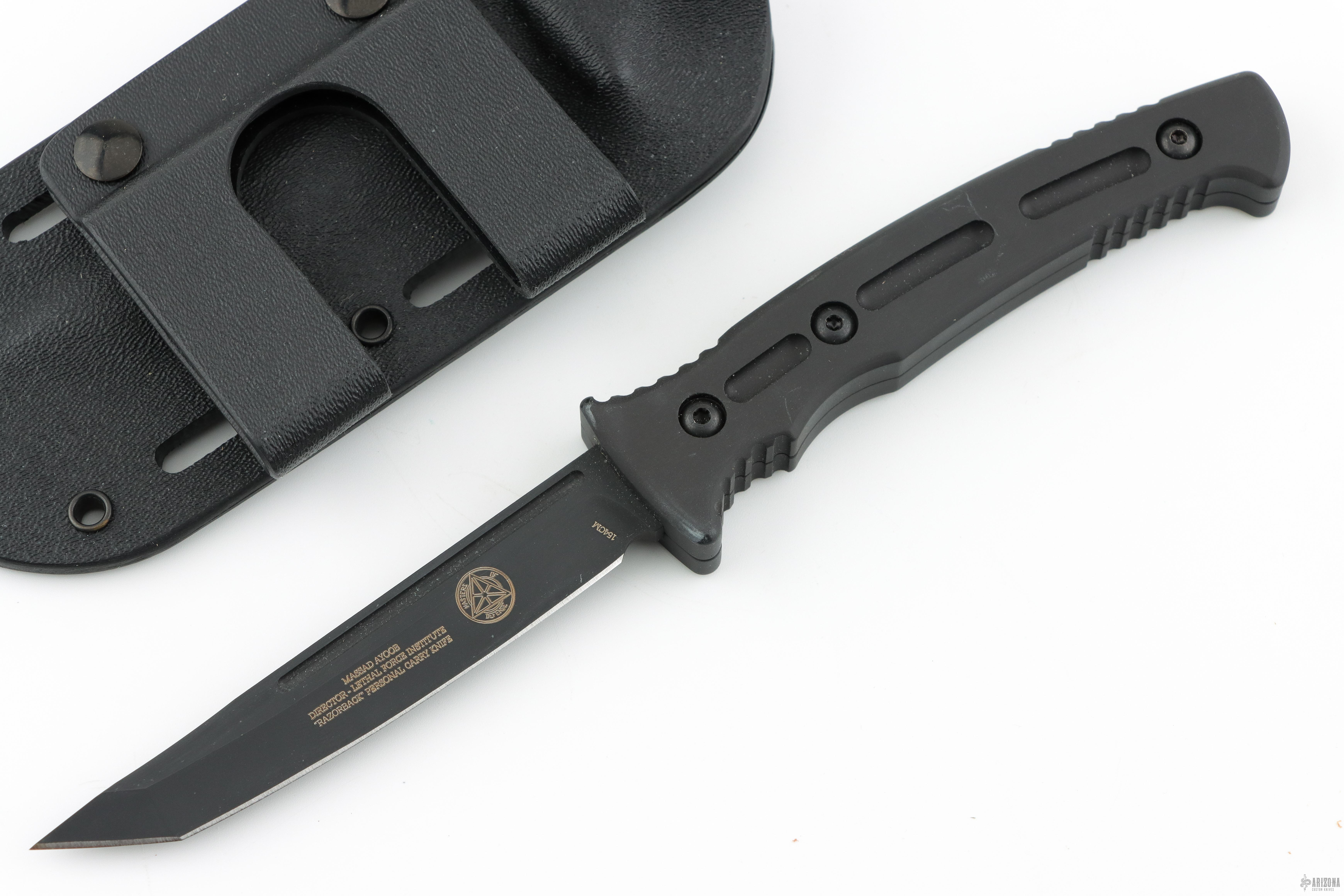 Massad Ayoob Razorback Personal Carry Knife - Arizona Custom Knives