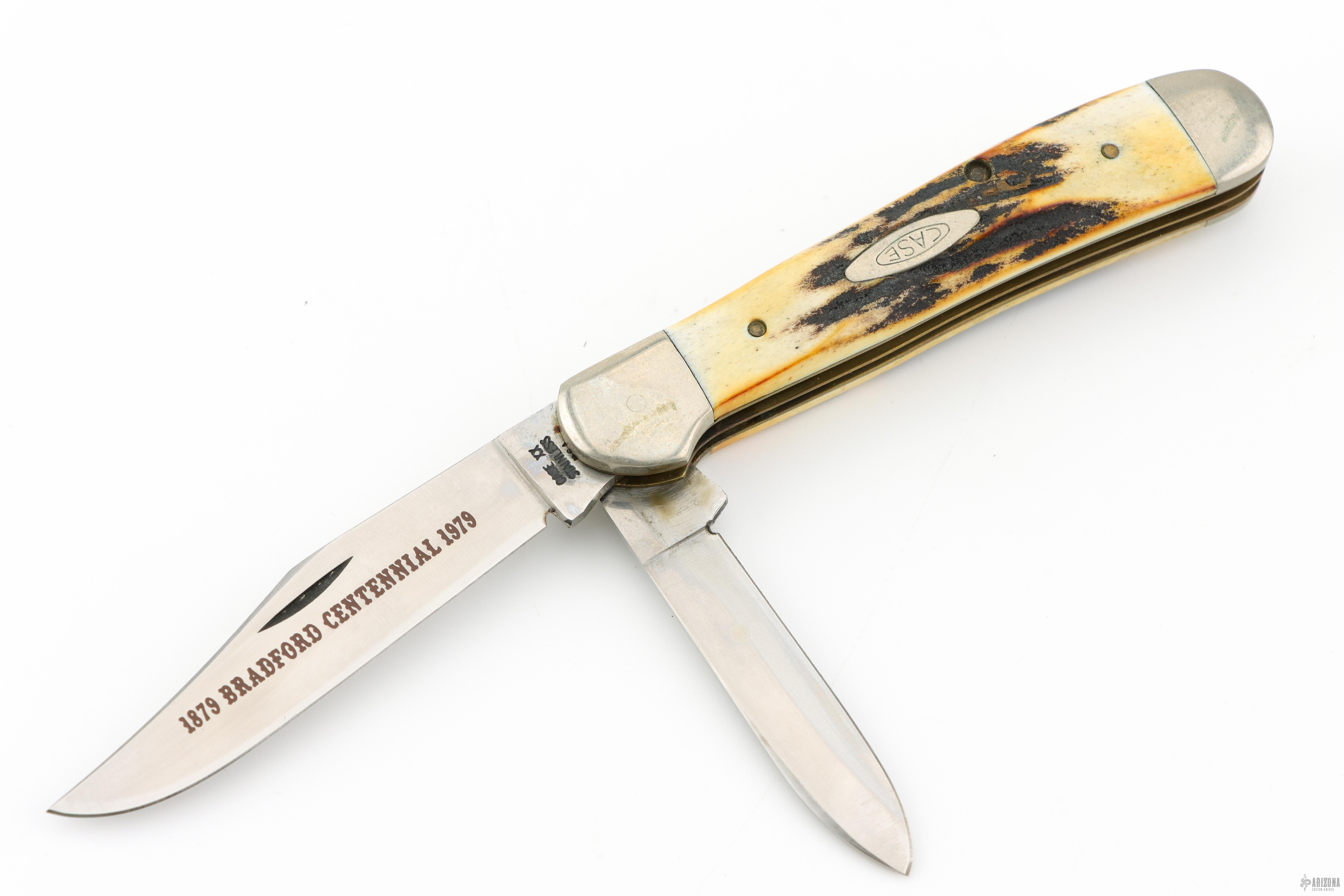 5249 SSP 2-Blade Bradford Centennial Stag Copperhead 1979