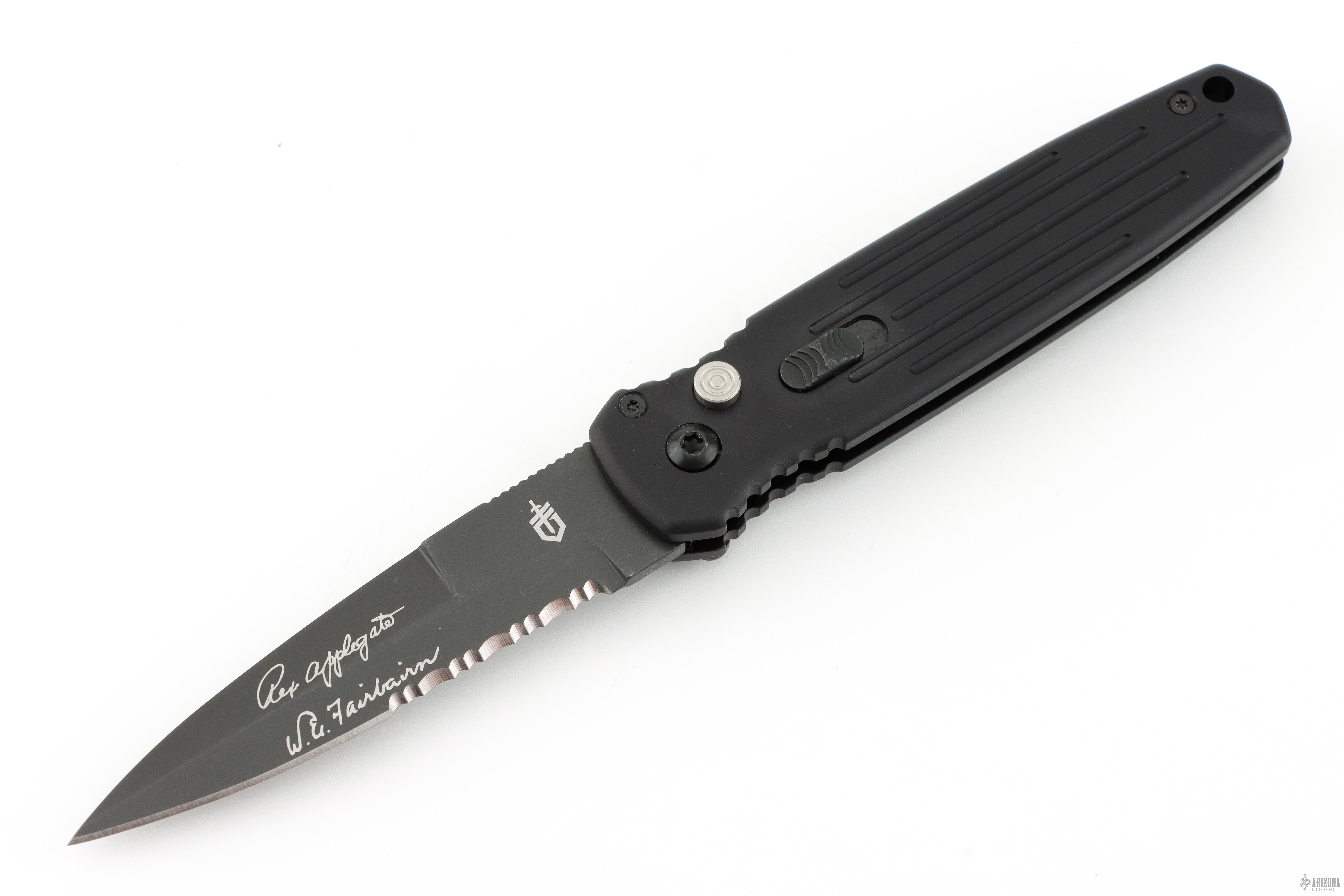 Applegate-Fairbairn Covert Auto - Serrated Edge - Arizona Custom Knives