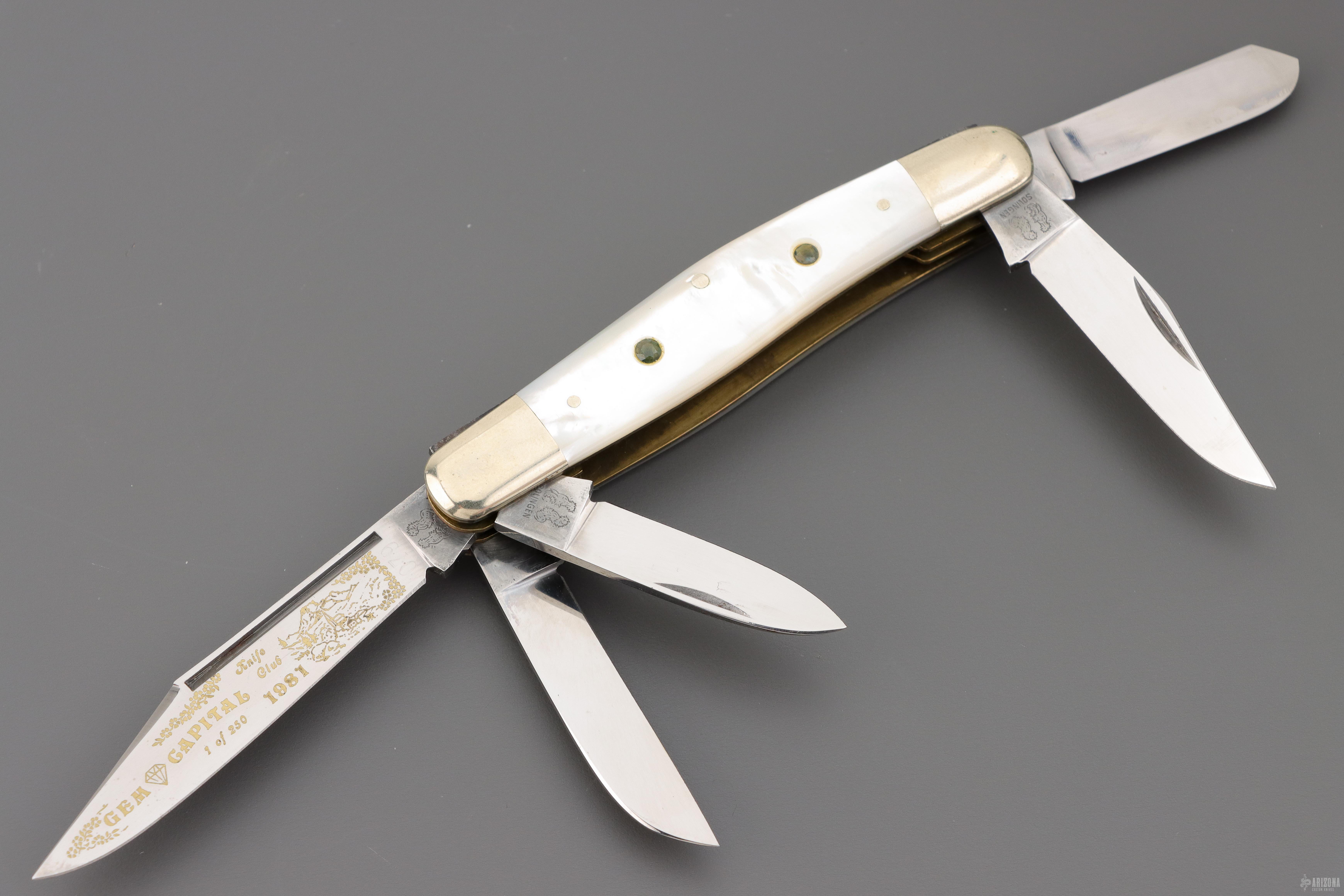 Gem Capital Knife Club 1981 5-Blade Serpentine 1of250 - Arizona