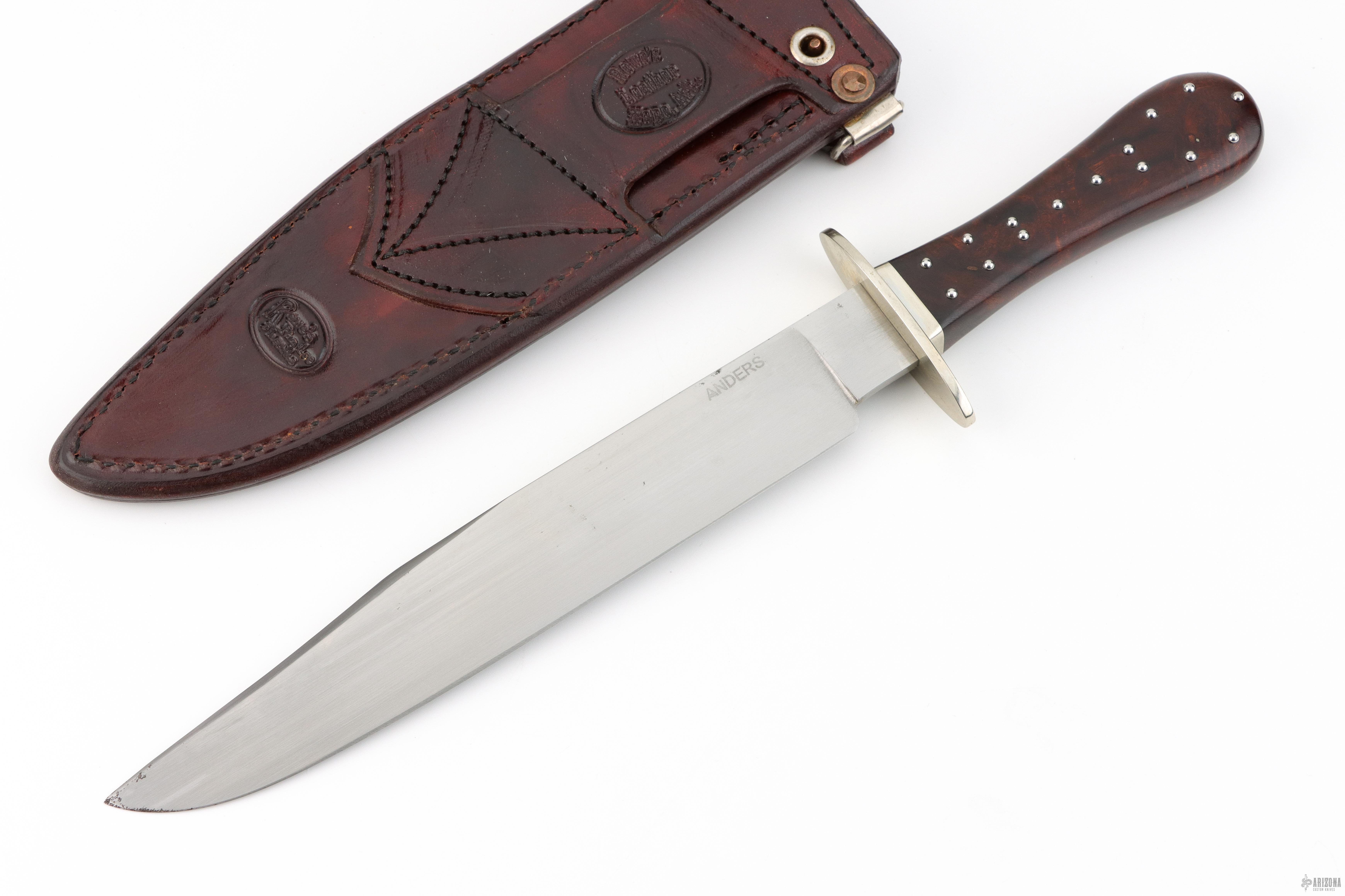 Desert Ironwood Bowie - Arizona Custom Knives