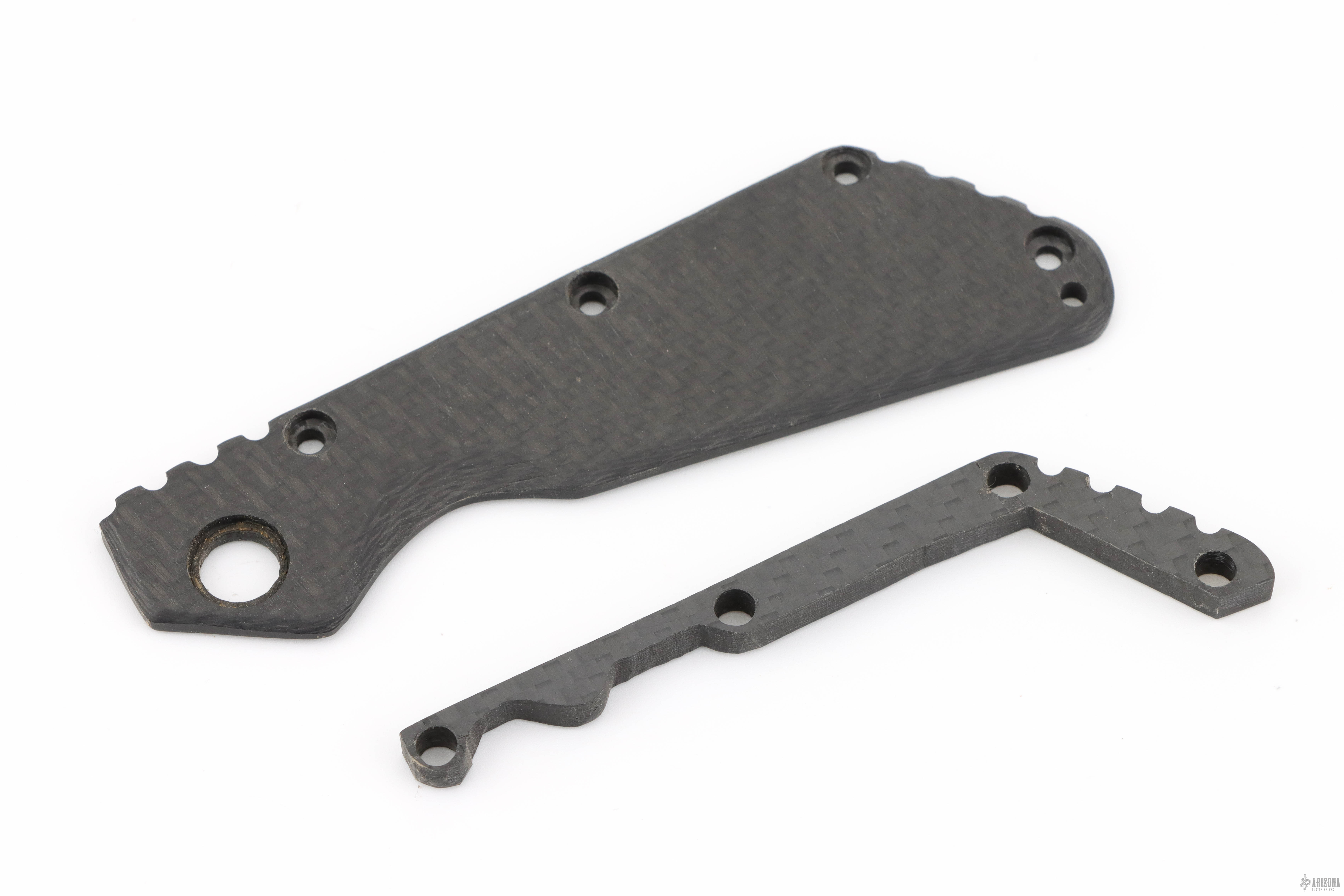 Custom Backstrap Carbon Fiber SMF Scale & Backstrap - Arizona Custom Knives