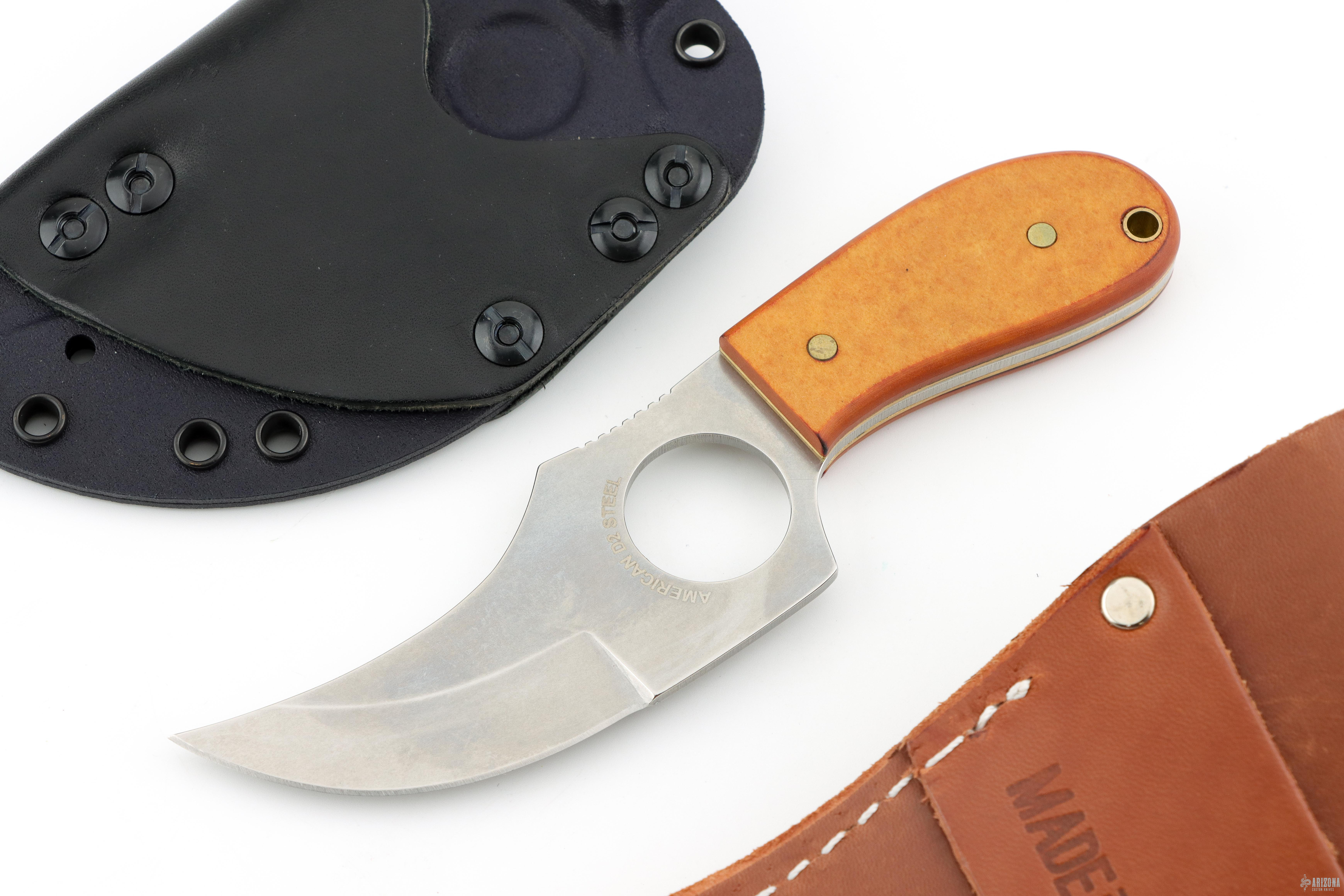 Convertible C7 - Manilla Micarta - Arizona Custom Knives