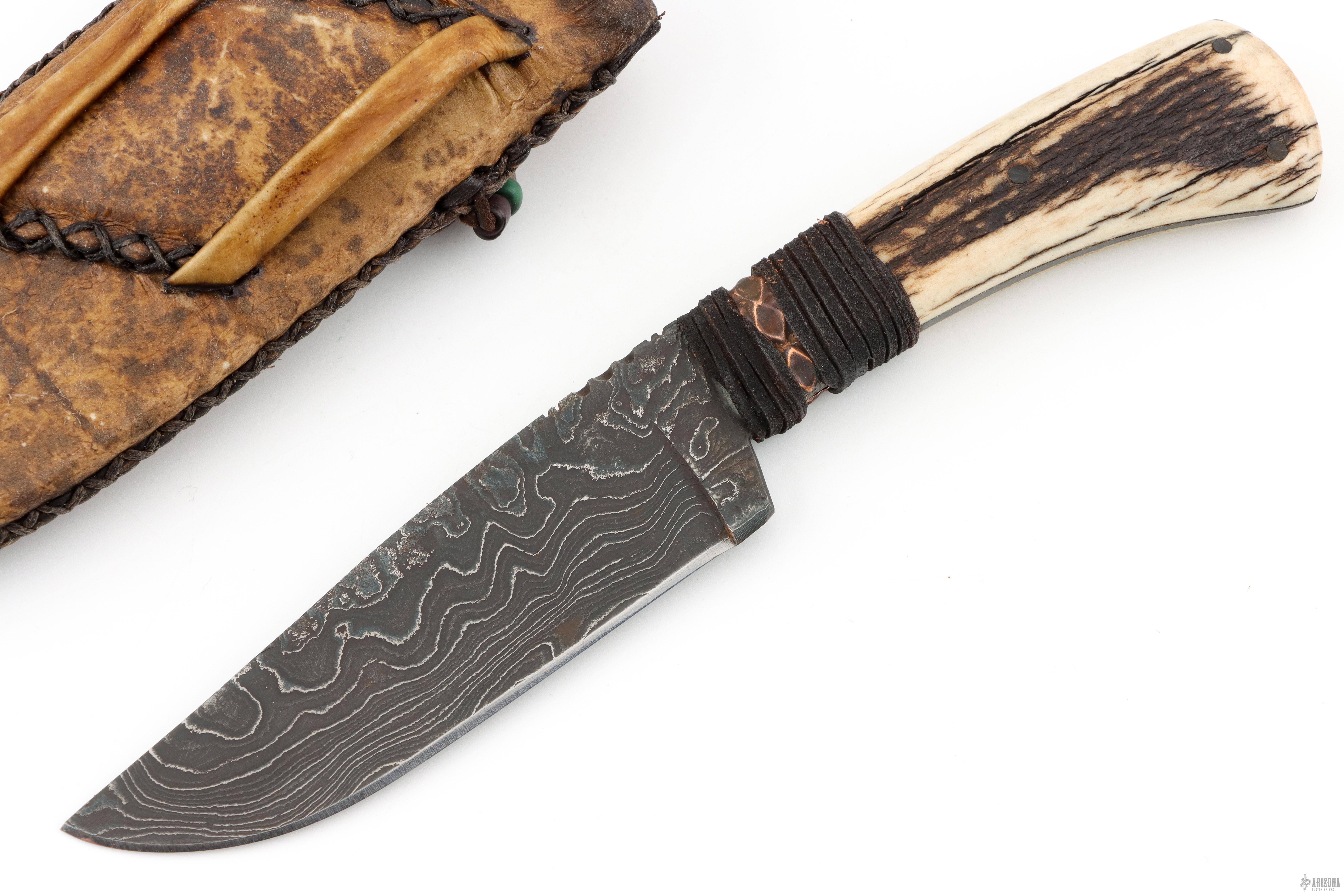 WKII Traditions - Field Knife Elk Handle - Arizona Custom Knives