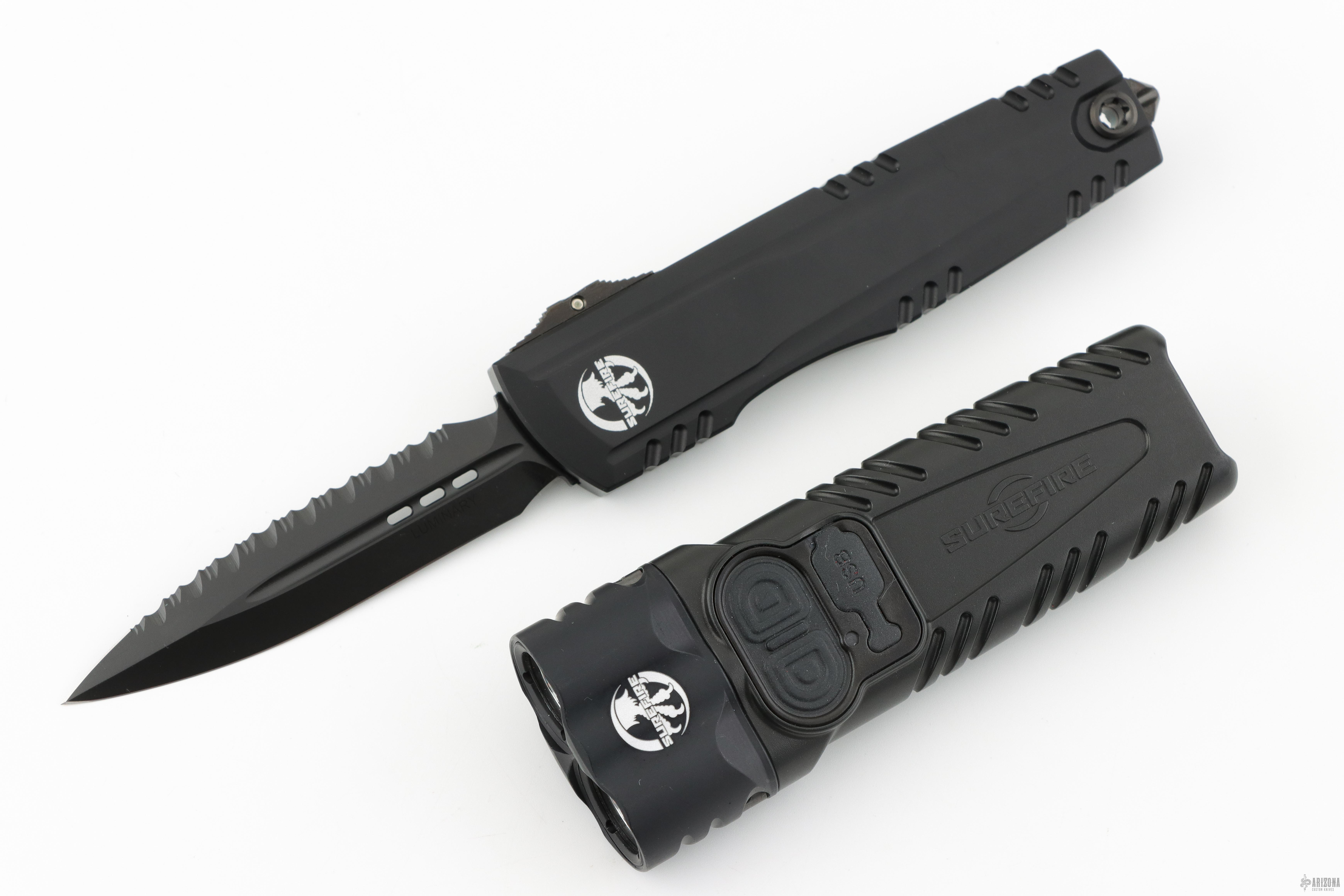 1270-3DLCT-SET Microtech/Surefire Luminary D/E Stiletto Pro II Set