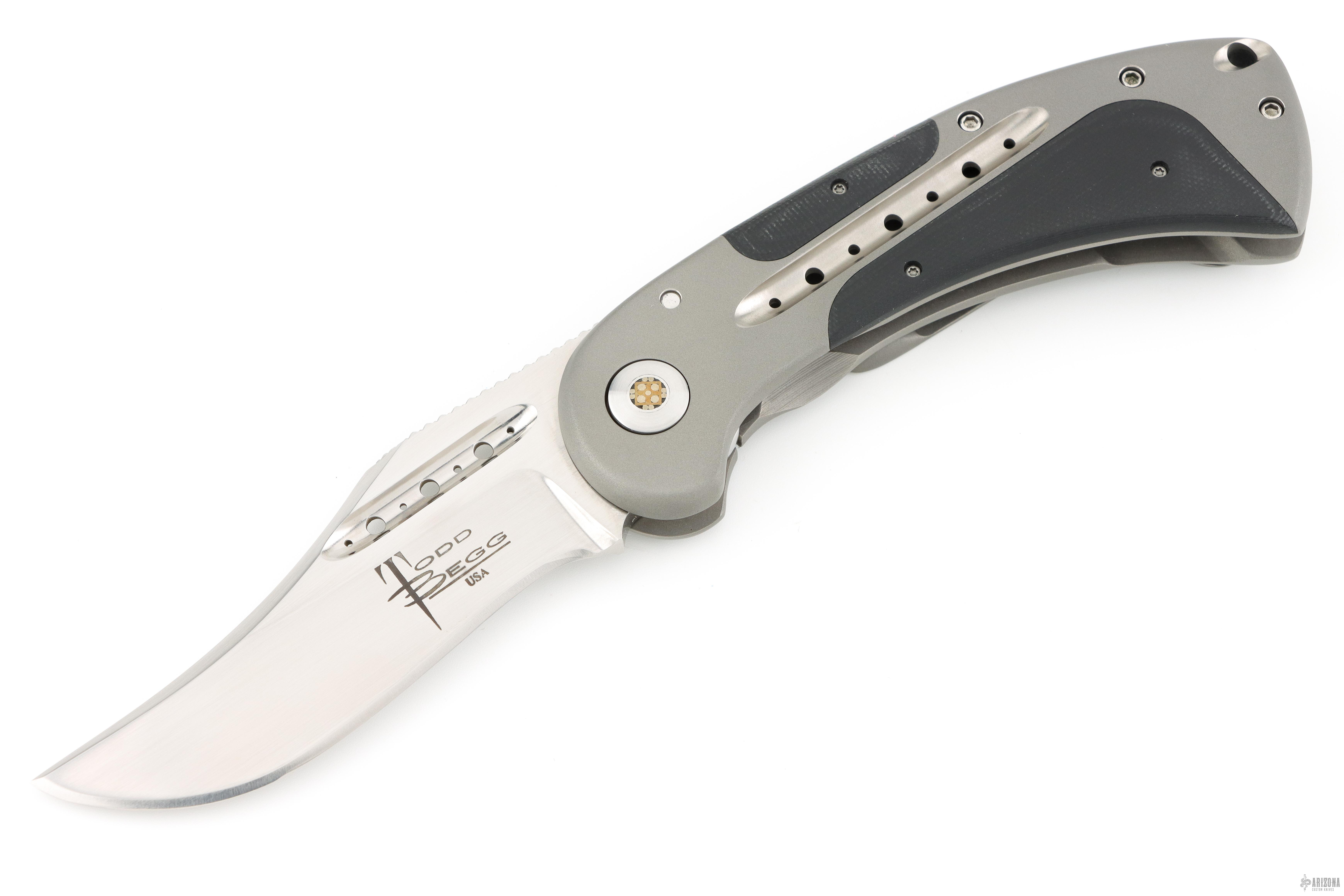 Pantera- Titanum & G10 Framelock - Arizona Custom Knives