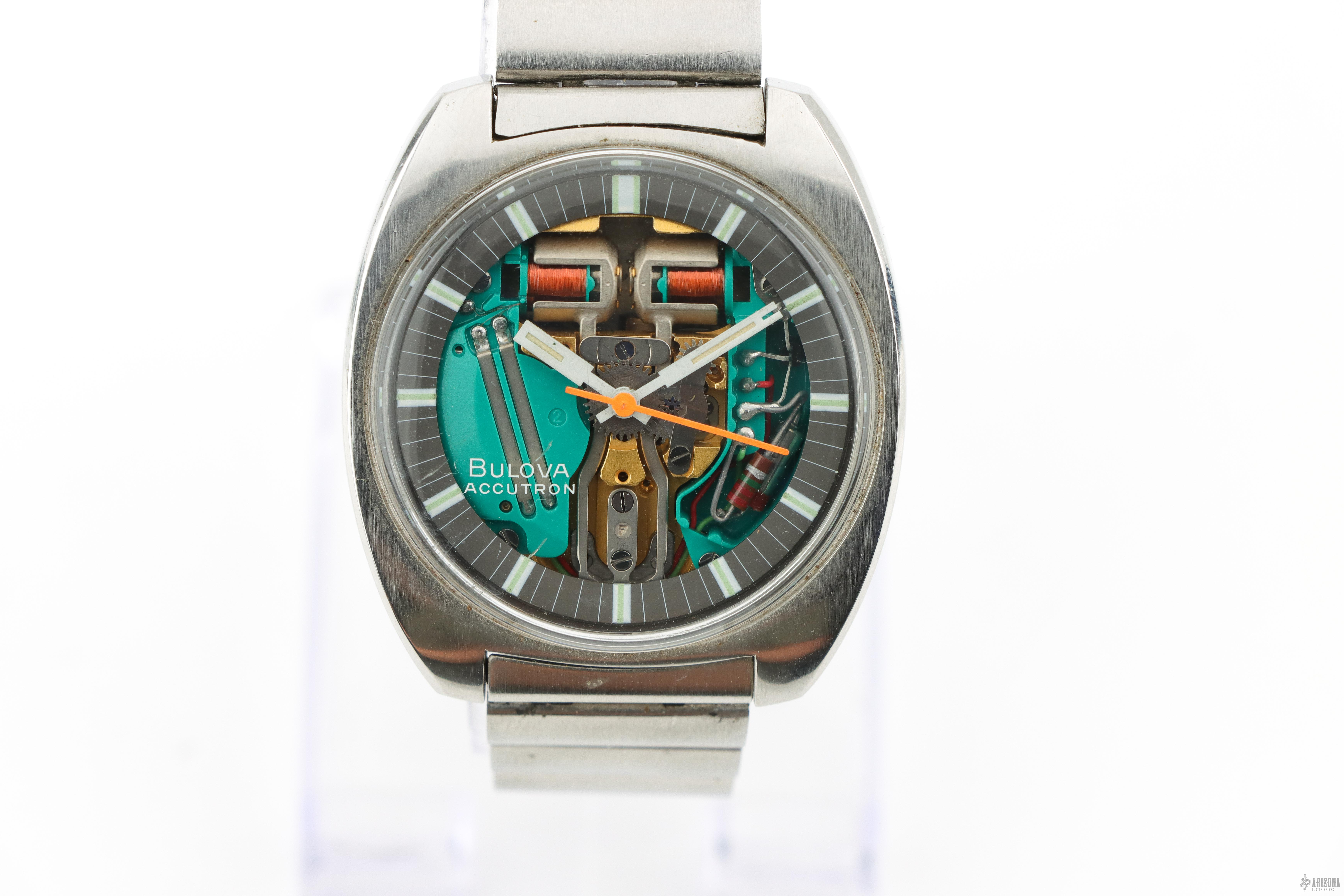 7323 SWISS Bulova Accutron Caliber 214 Stainless SPACEVIEW Men's