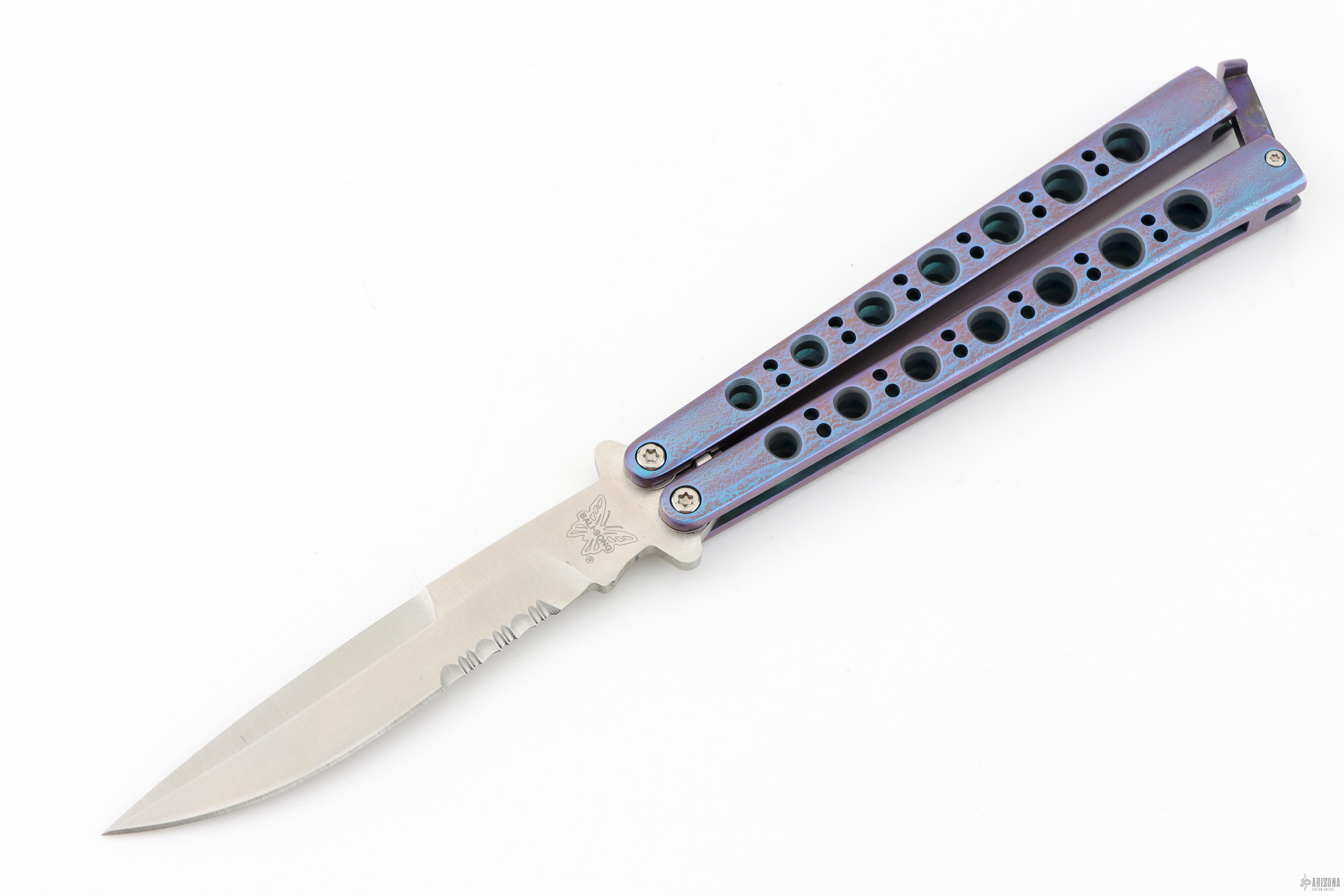 Model 42AS Balisong - Anodized Titanium FPR#414/500 - Arizona