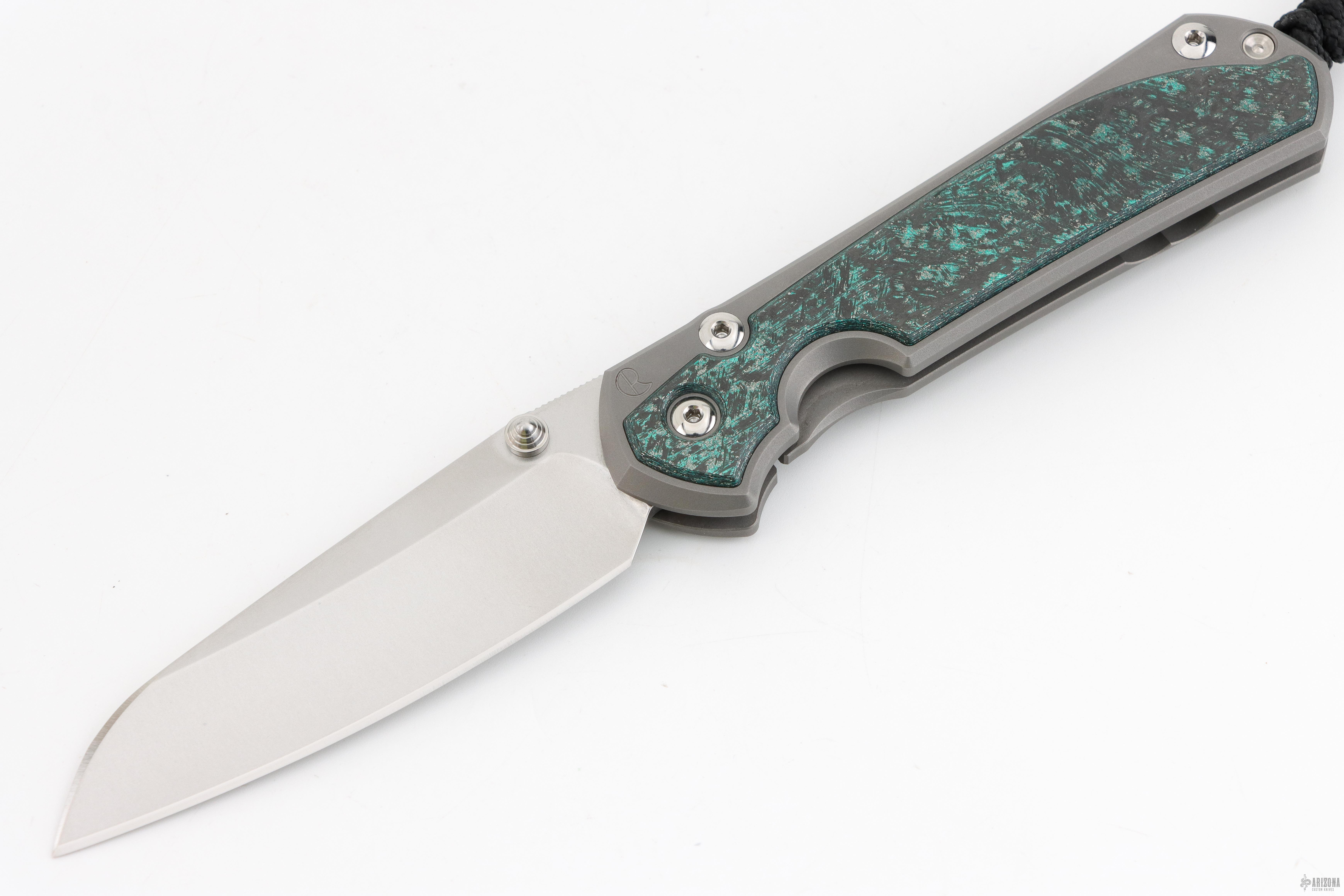 Large Sebenza 31 Insingo - Magnetic Teal CarboTi MagnaCut
