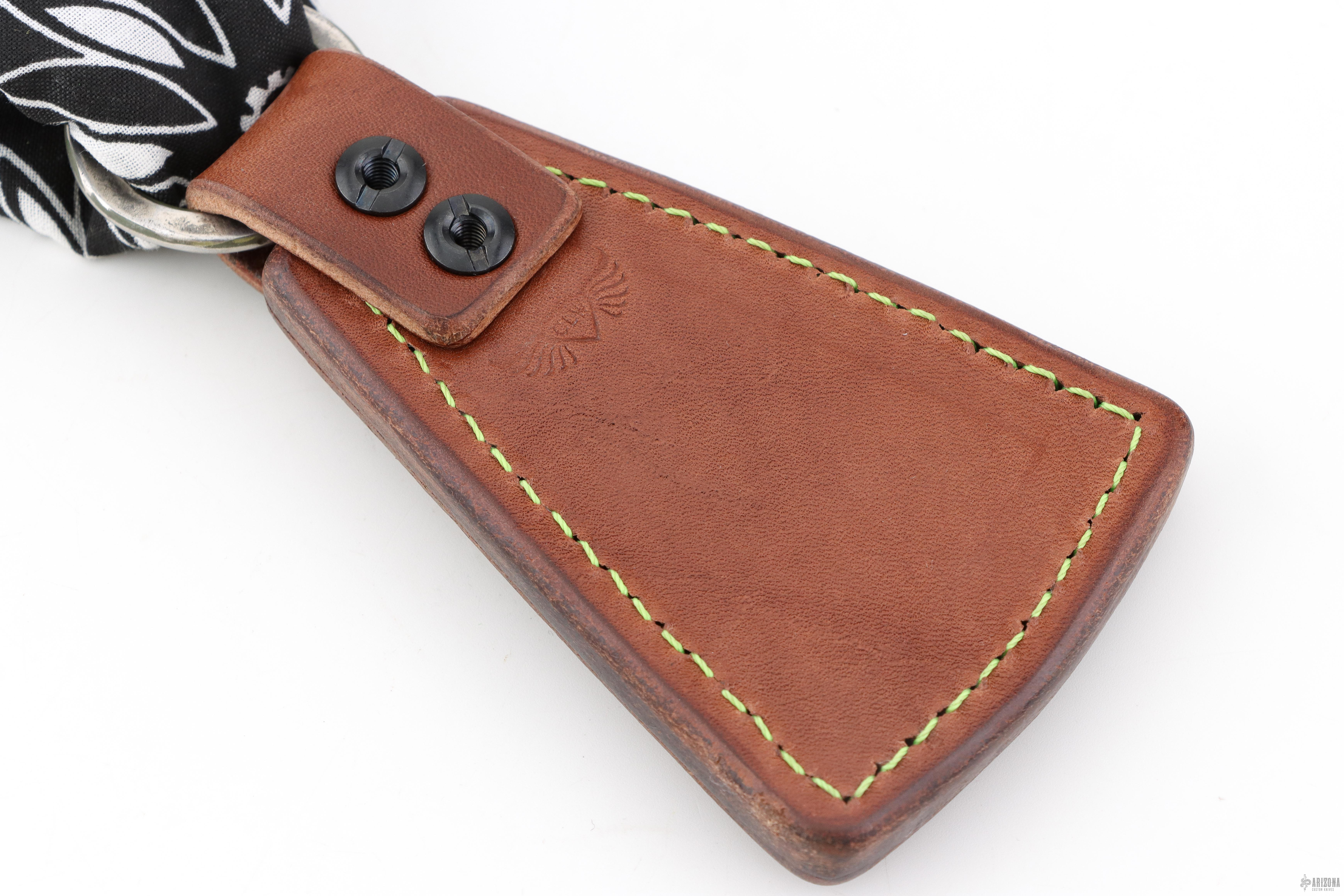 Cowbell Sap - Brown/Green - Arizona Custom Knives